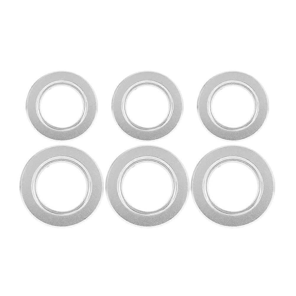 Round Bird House Protector Guards For Pet Owners Prevent Biting 6Pcs Silver