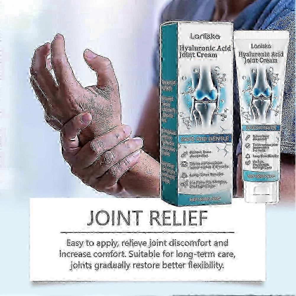 كريم المفاصل بحمض الهيالورونيك لتخفيف الآلام والتيبس والظهر والرقبة والركبة واليدين وكريم تدليك مهدئ للمفاصل والعضلات