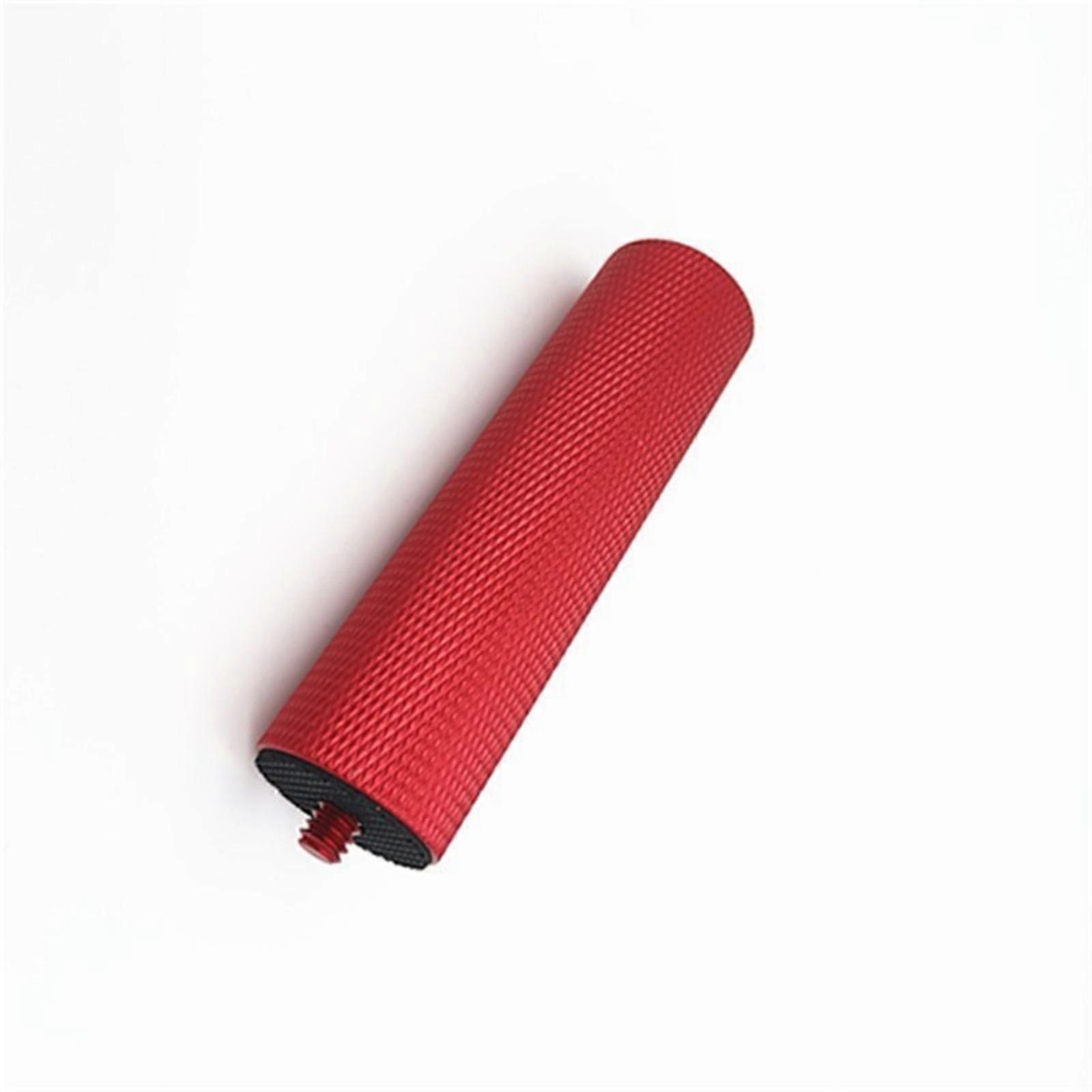 Handheld LED Light Stand with 1/4 Screw Thread Hole for Camera Flash and Action Cameras in Photography and Travel  Red