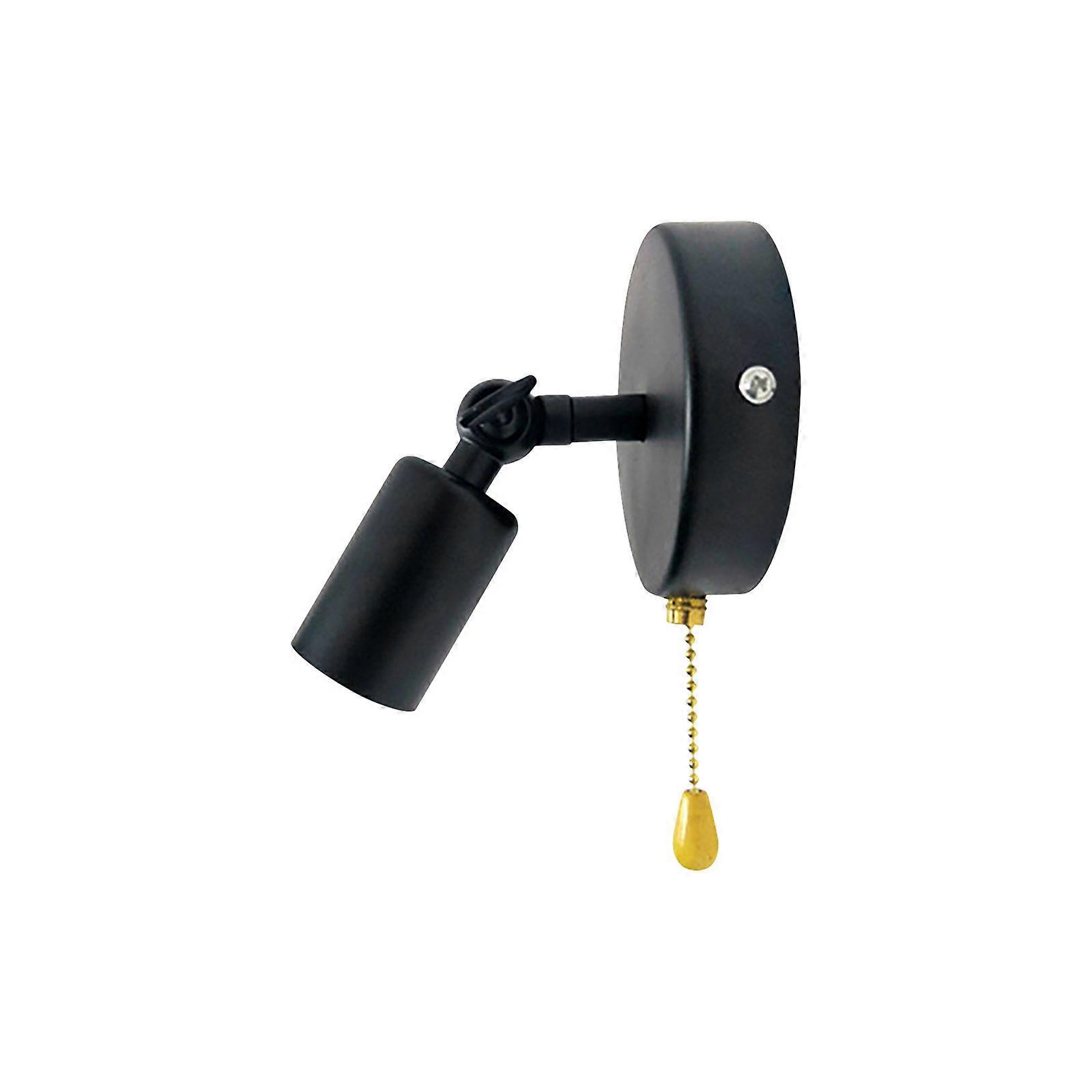 Traditional Wall Light With Pull Chain Change Modifiable Arm Rustproof Iron For Hallway Study Multicolor