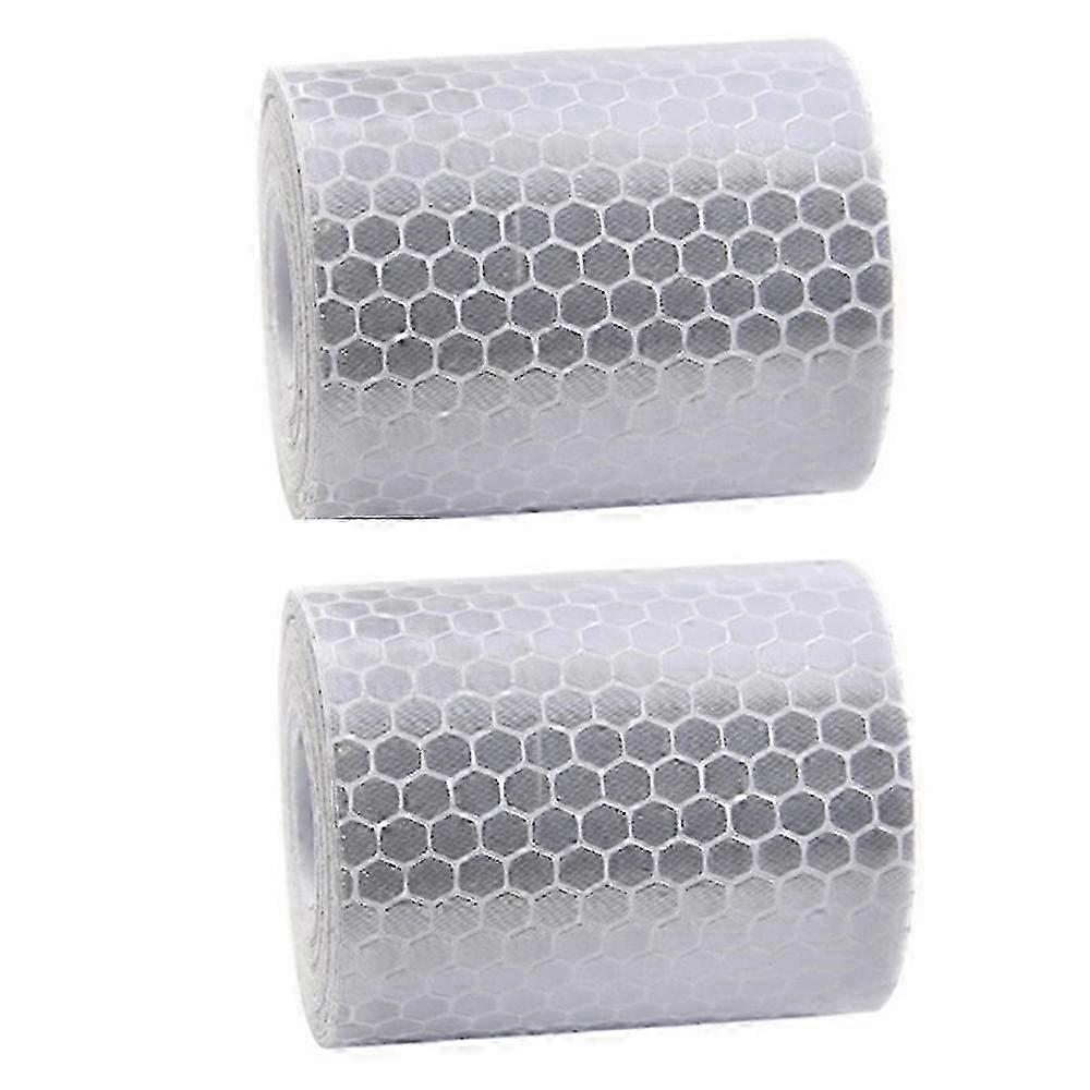 Crystal Grid Film Universal Warning Tape, Honeycomb Patterns Reflective Tapes Waterproof Self Adhesive For Enhanced Visibility In Construction,