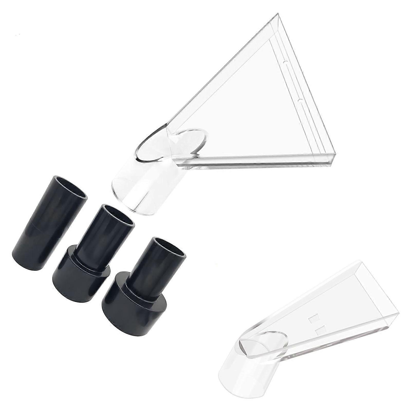 Clear Vacuum Squeegee Accessory Set Cleaning Attachment Suitable for Efficient Carpet Sofa and Automotive Detailing Multicolor
