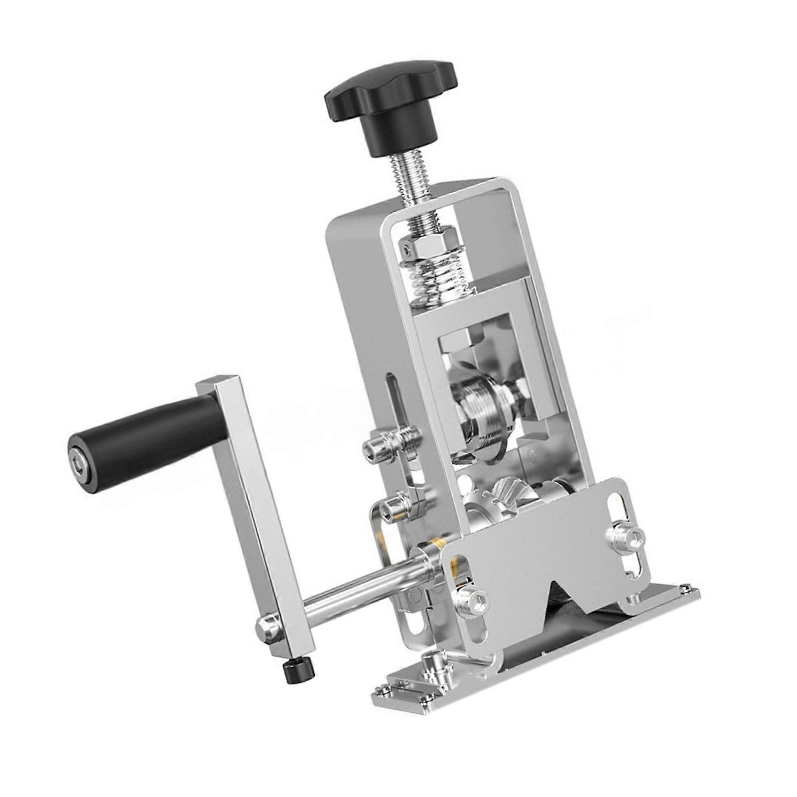 Heavy Duty Aluminum Wire Stripper Machine Nonslip Handle Safety Lock Feature Optimized for Various Electrical Repair Scenario Multicolor