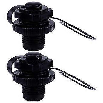 2 PCS Air Fittings Boat Airbeds Válvula Inflável Barco Substituição Caps Air Valve Caps