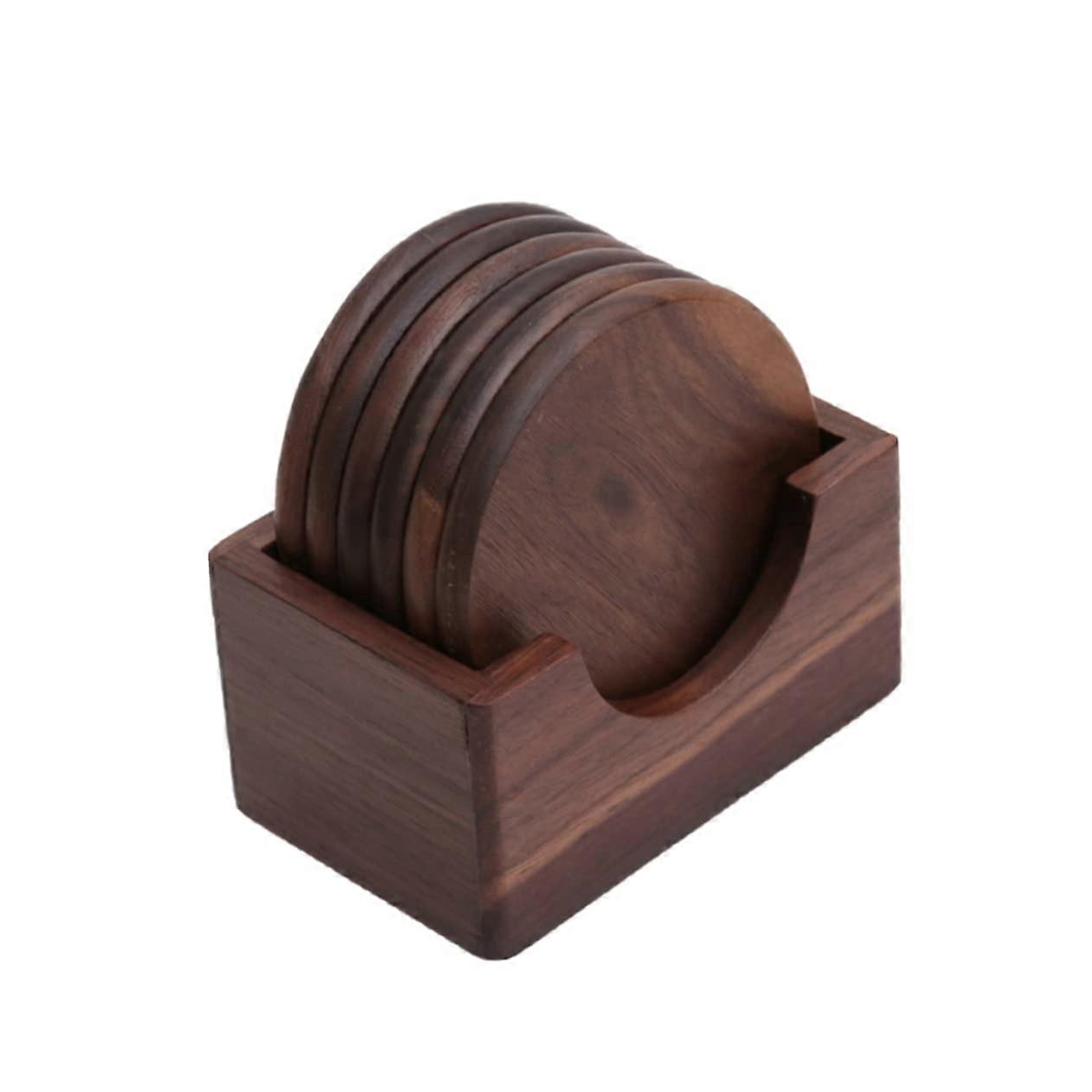 Set of 6 Wooden Placemats with Heat Insulation for Dining Table, Easy to Clean for Home and Restaurant