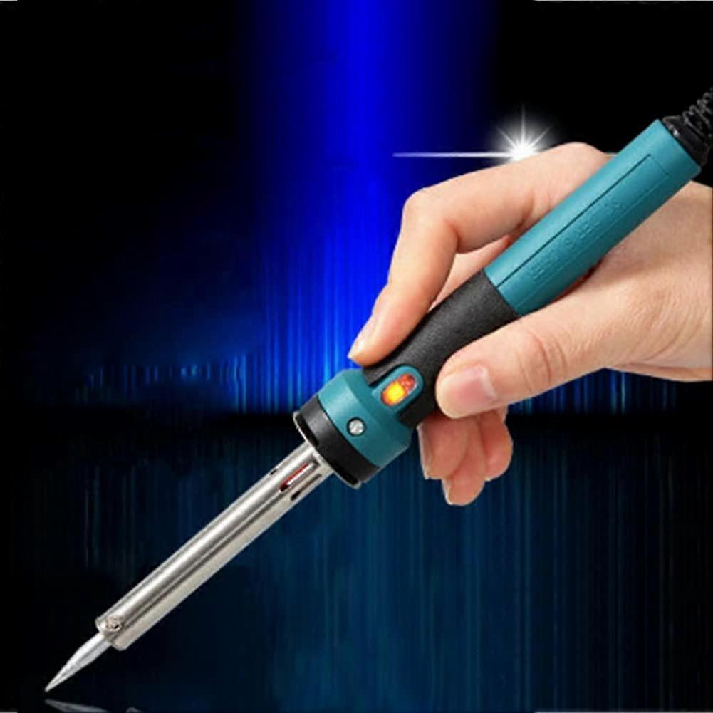 Soldering Iron Kit 60W Adjustable Temperature 200450℃ with 5 Tips and Stand for Electronics
