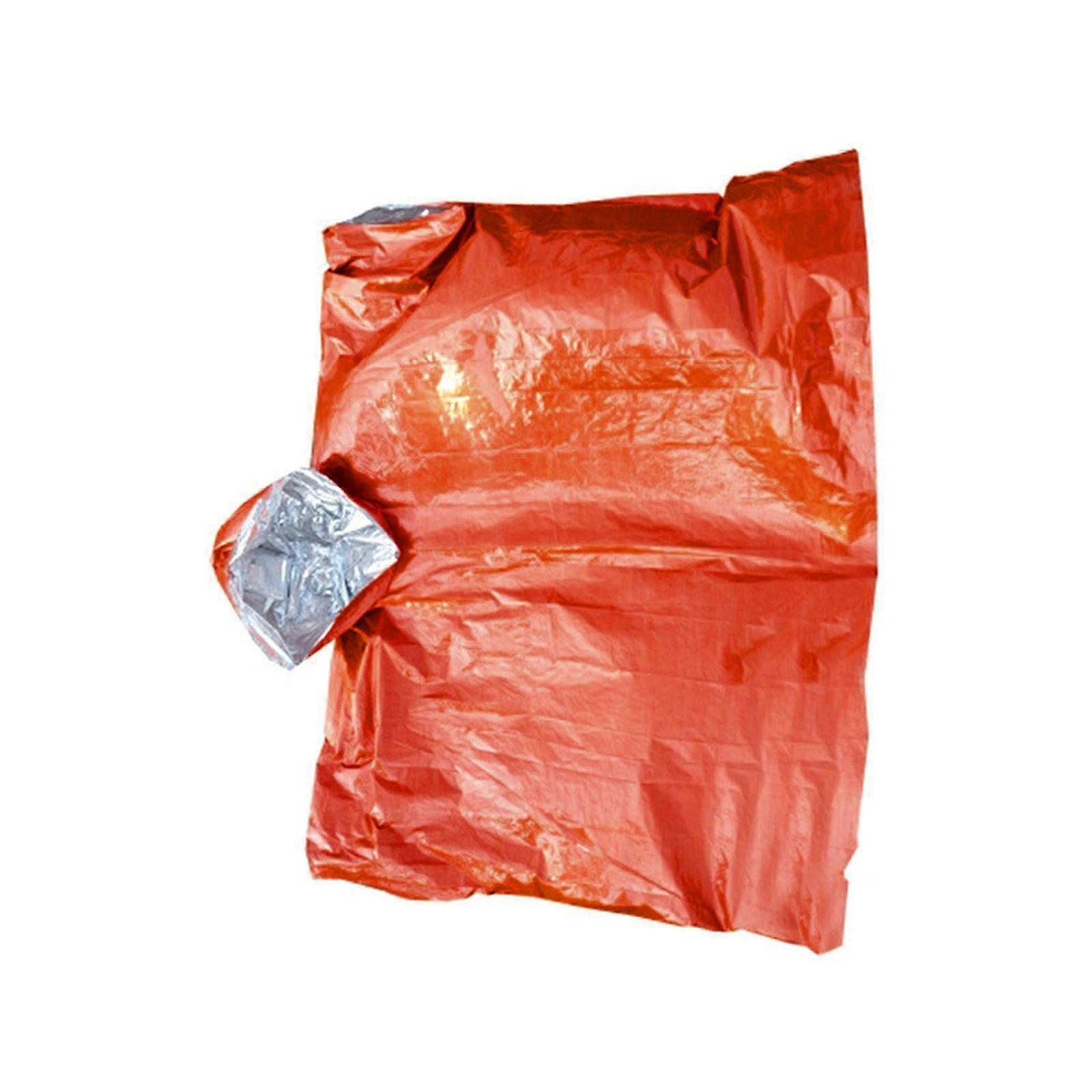 Thermal Rain  Coated Emergency Ponchos Portable & Hands Frees Designs Survival Poncho Easy to Carry Poncho for Camping Multicolor