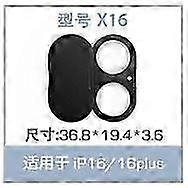 Phone Camera Lens Cover Privacy Protection Slide Scratch Resistant Compatible For iPhone 16/16plus Cellphones Black for Personal Privacy