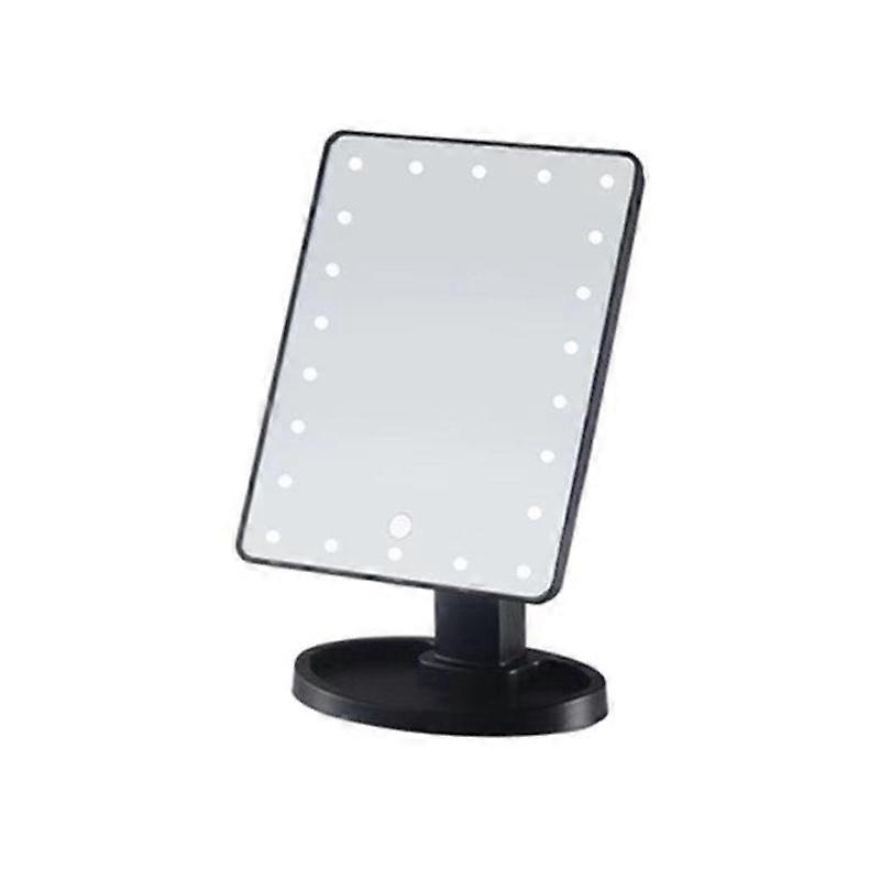 Lighted Makeup Mirror, Square Battery -use Beauty Mirror ,Touch Screen VanityMirror,Brightnes