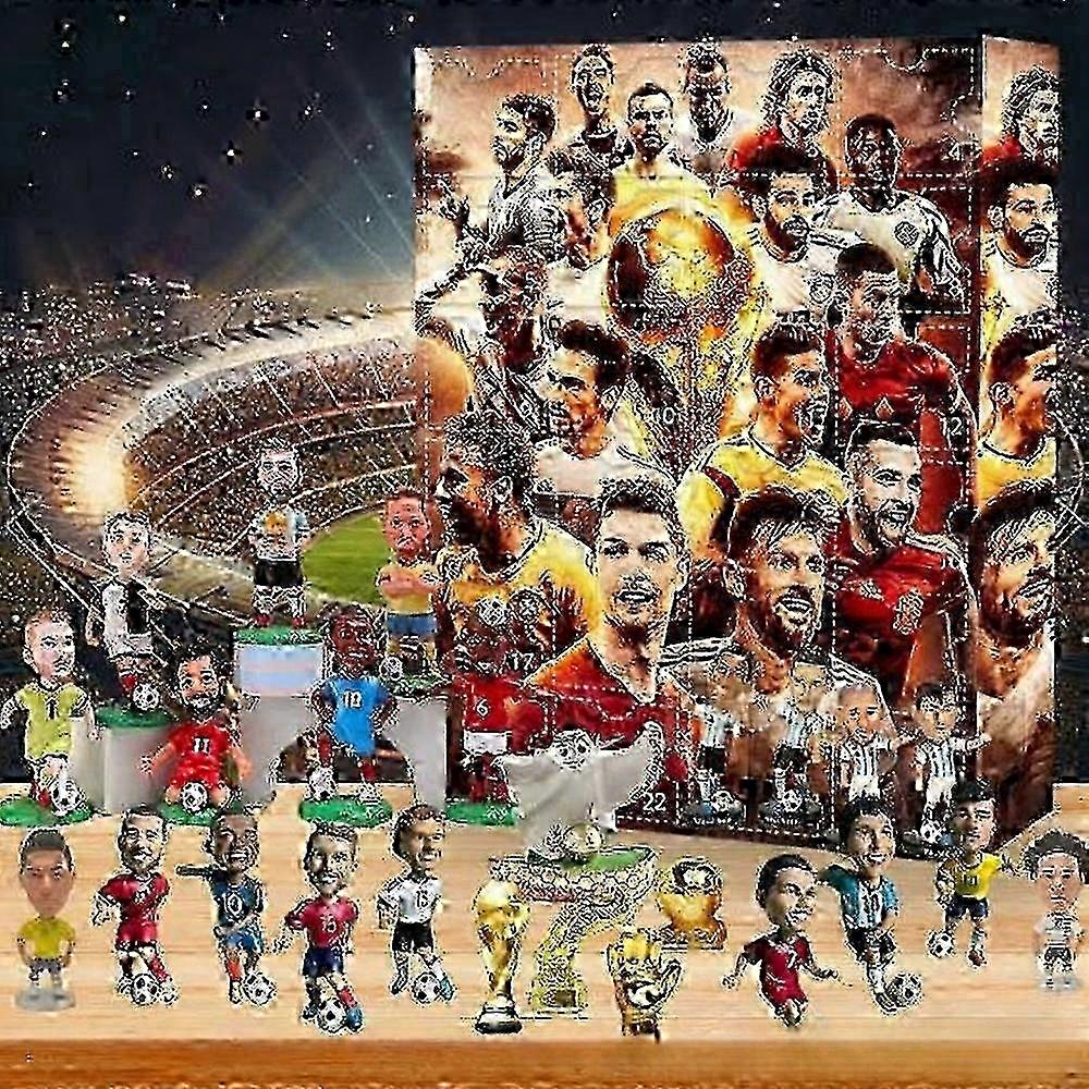 2025 World Cup Advent Calendar World Cup Advent Calendar Christmas Blind Box Messi, Cairo, Mbappe, etc. V 25-26