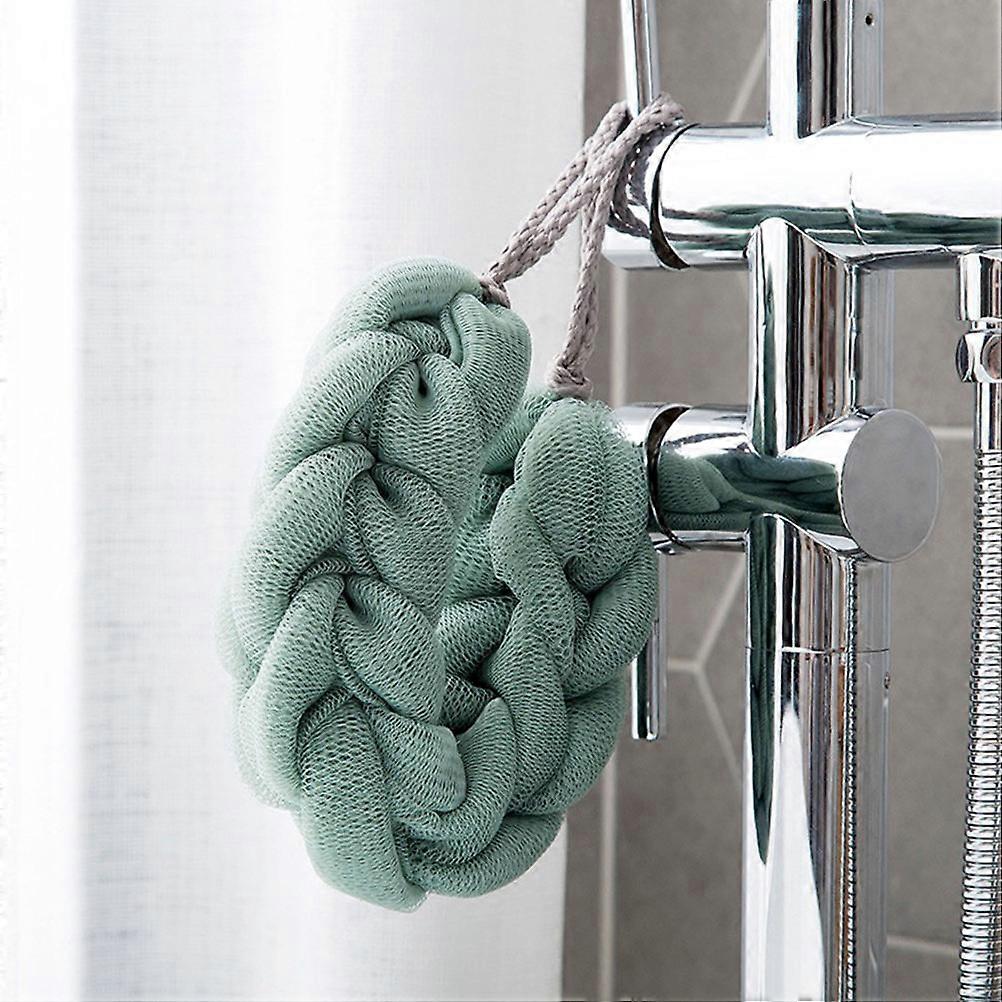 Long Stripe Shower Towel Bath Scrubber for Bathing Use 2Pcs with Handles