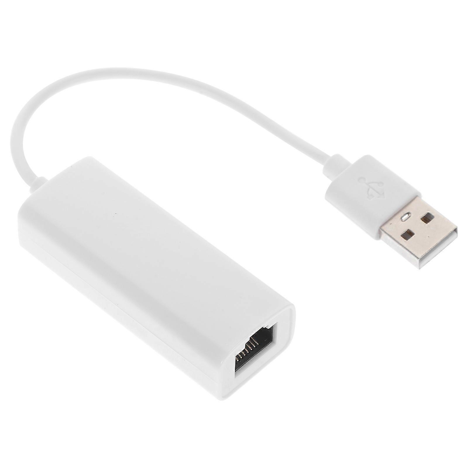 Gigabit Lan Network Adapter USB Ethernet Adapter for Network Connecting 1Pcs White