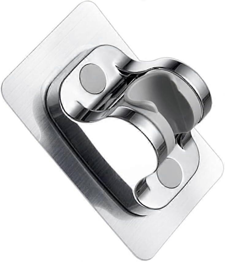 Adjustable Shower Head Holder Wall Mount Bracket for Handheld Showerhead Hose Rod Silver