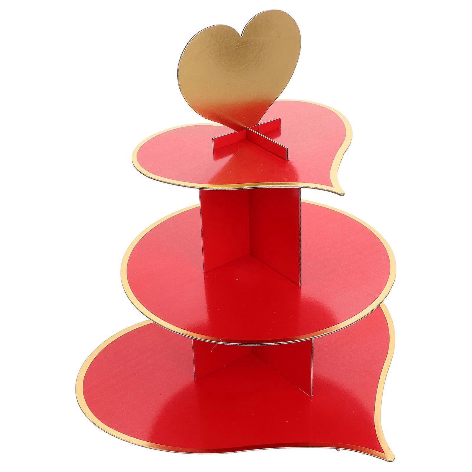 Tiered Cake Stand Dessert Display Rack for Storage Paper 3-Tier Holder