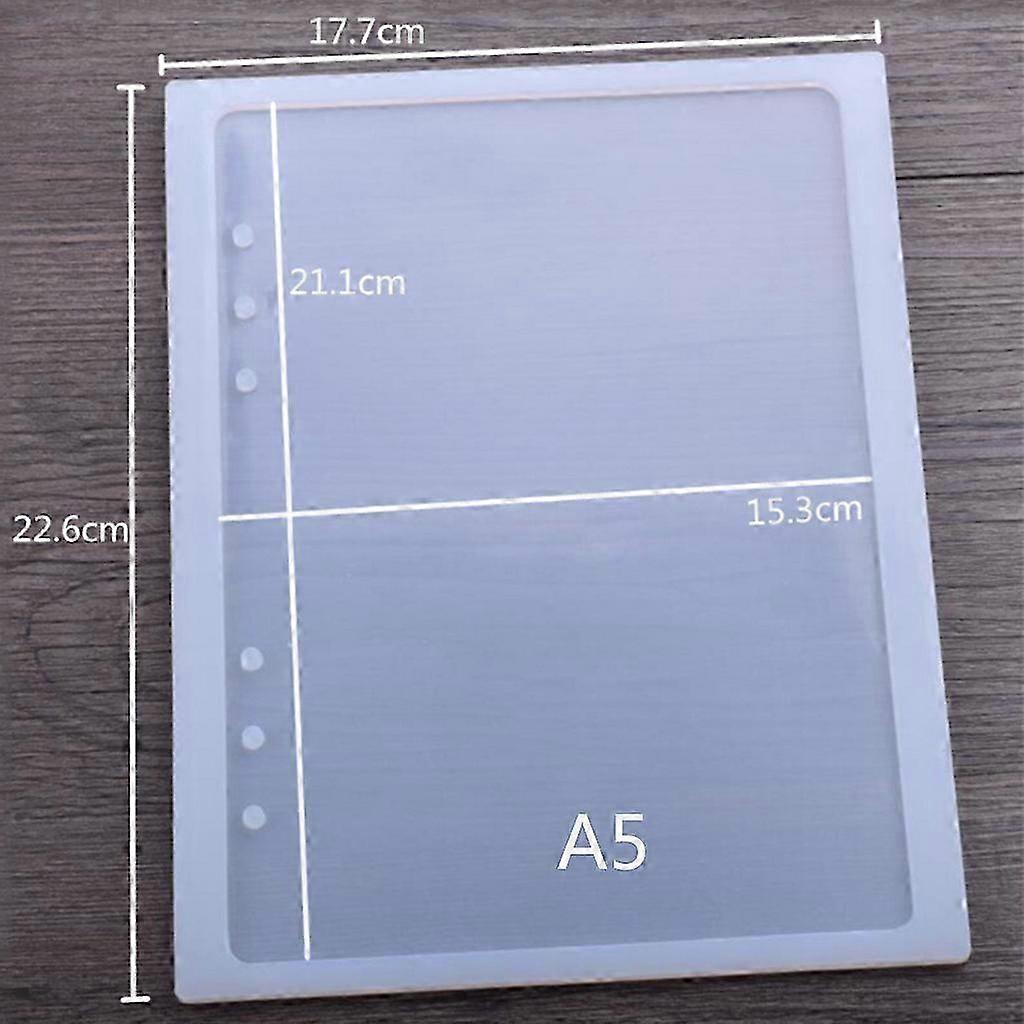 Silicone Mold for A5 A6 A7 Notebook Cover DIY Crystal Resin Craft Tool Handmade Book Accessories UV-Compatible Molds