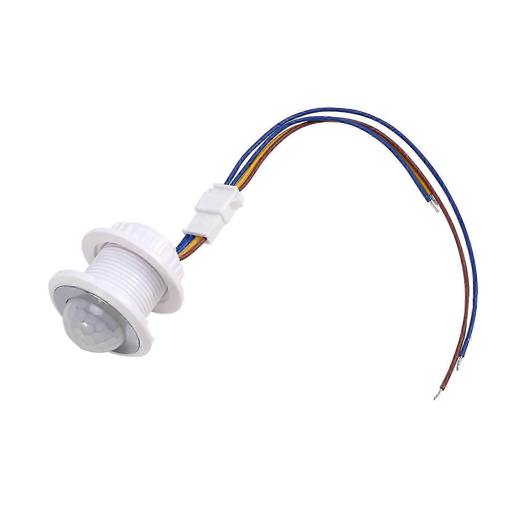 Mini Motion Sensor Light Switch 110-220V PIR Sensor Smart Detection Time Delay Adjustable Infrared Induction Detector