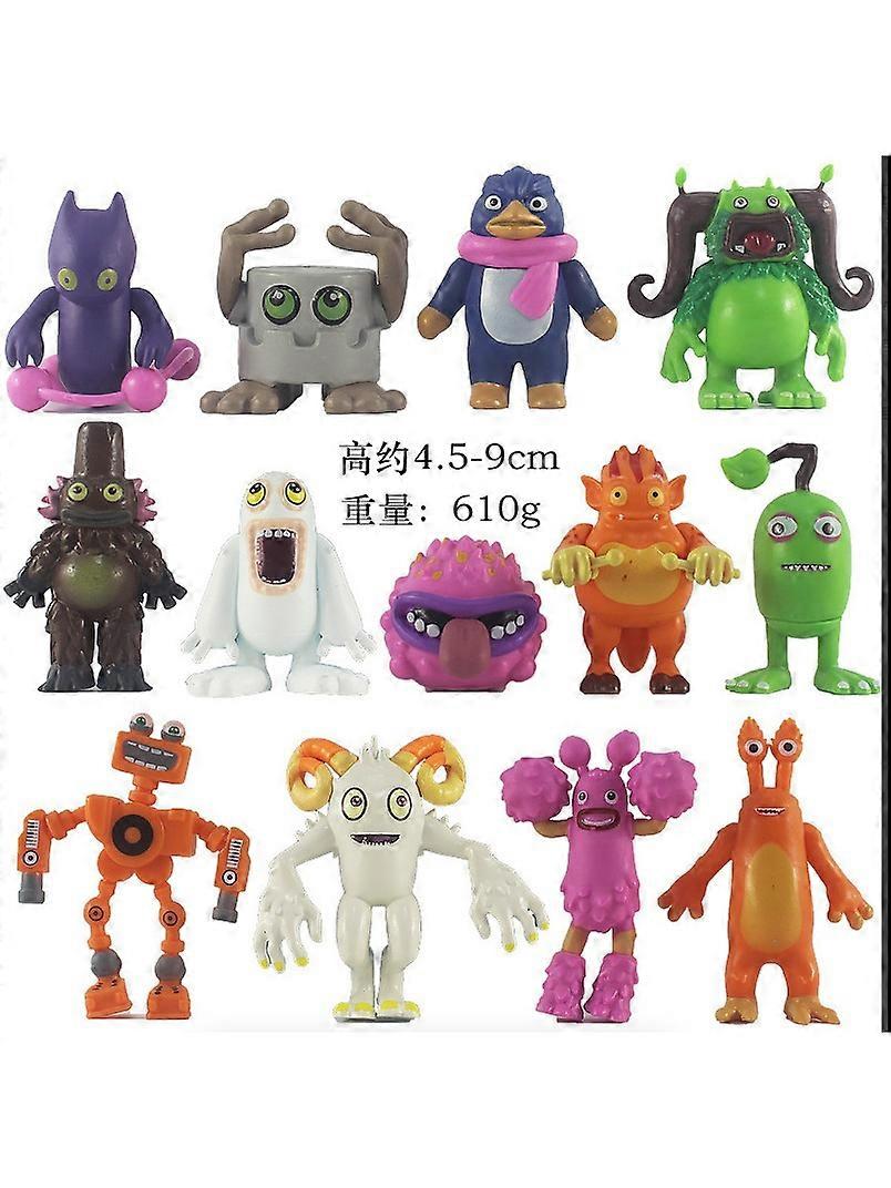 Figurine de collection Monster Choir de haute qualité (4,5-9 cm), faite main, modèle réduit d'anime