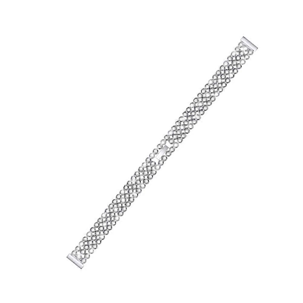 Stainless Steel Watch Band for Decorative Replacement 2Pcs Set