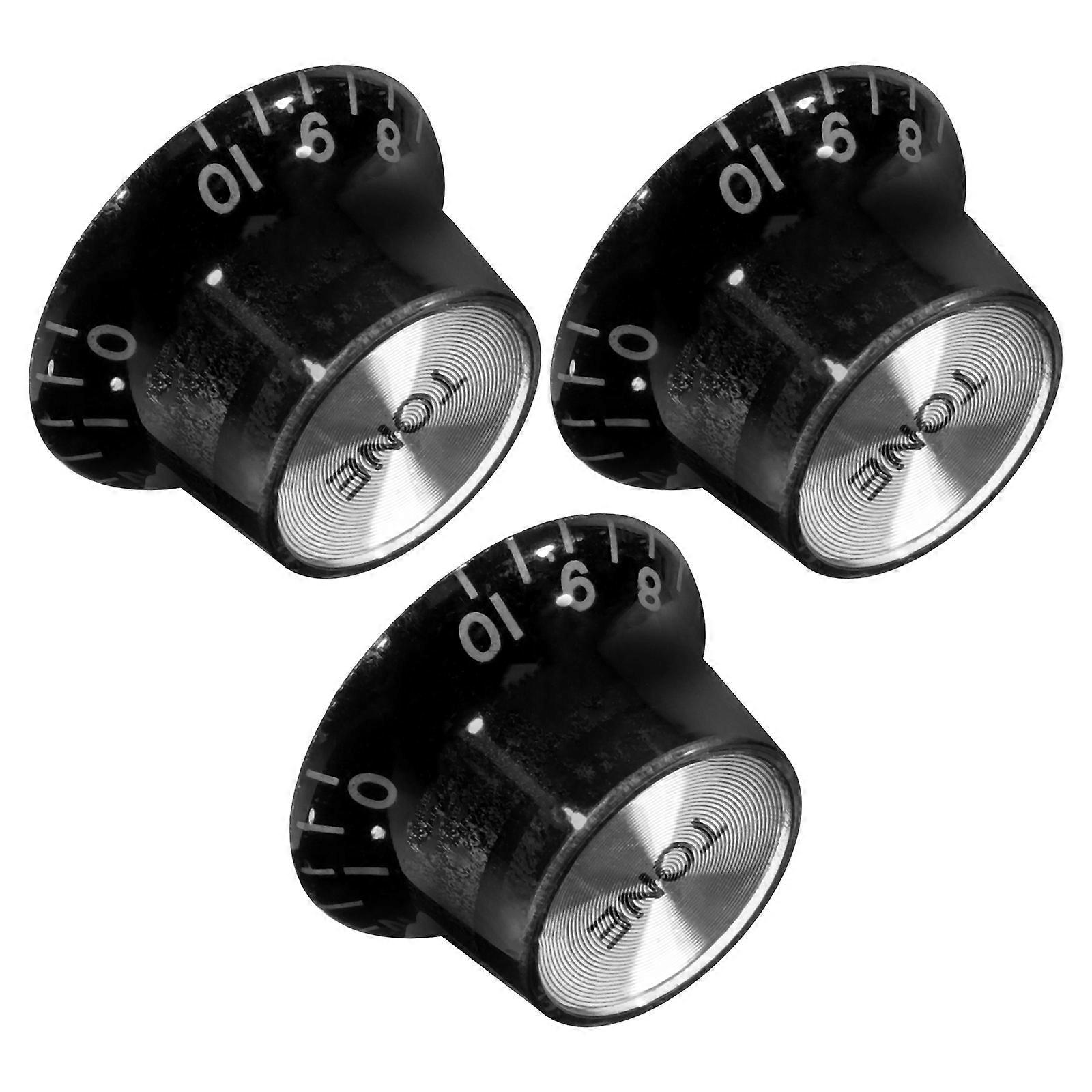ABS Electric Guitar Volume Knobs for Tone Adjustment Set of 3Pcs