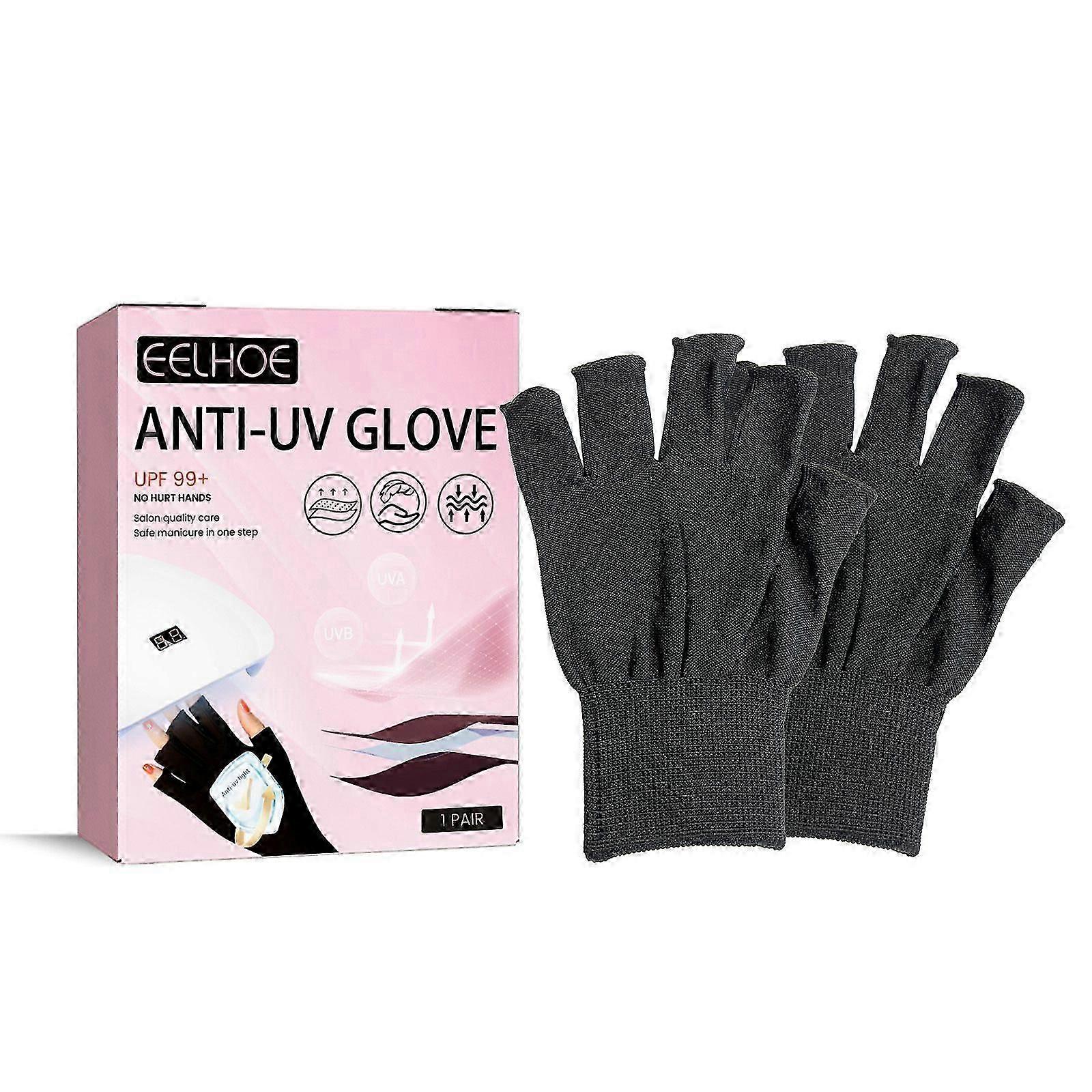 UV Protective Nail Art Gloves - Anti-Suntan