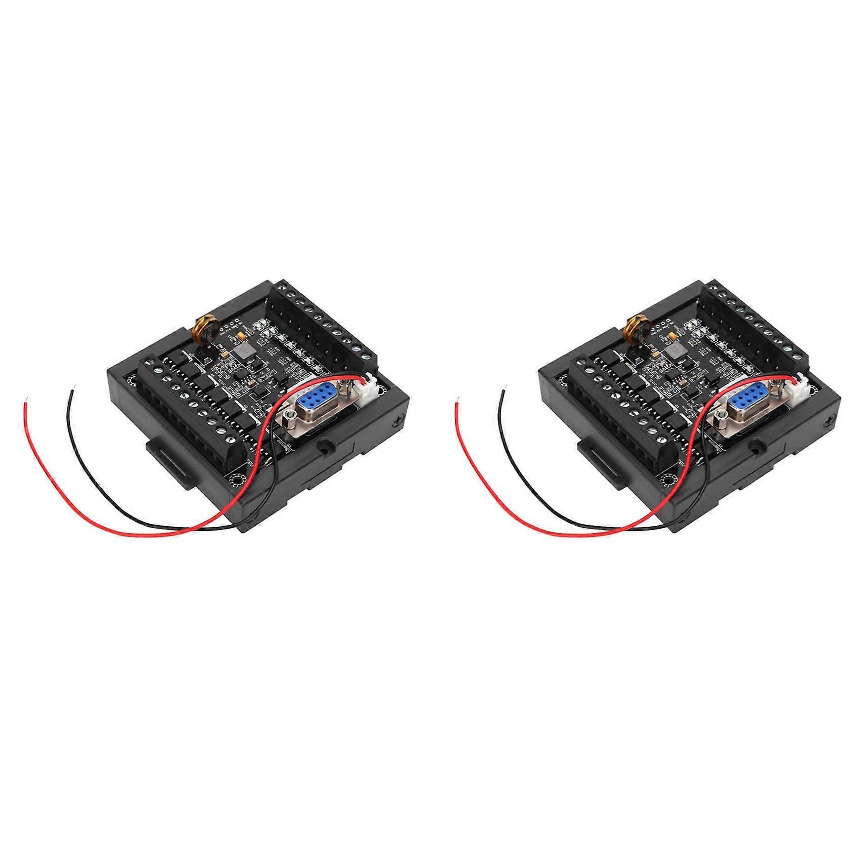 2X Programmable Controller FX1N-20MT PLC Module Regulator Industrial Control Board DC24V Programmable Logic Controller