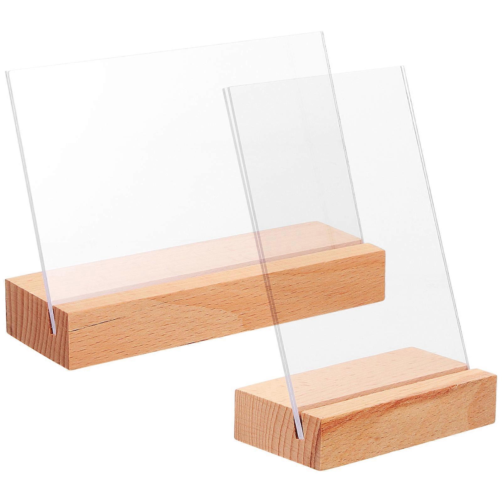 Double Sided Photo Frame Vertical Photo Frames for Desktop 4Pcs Set