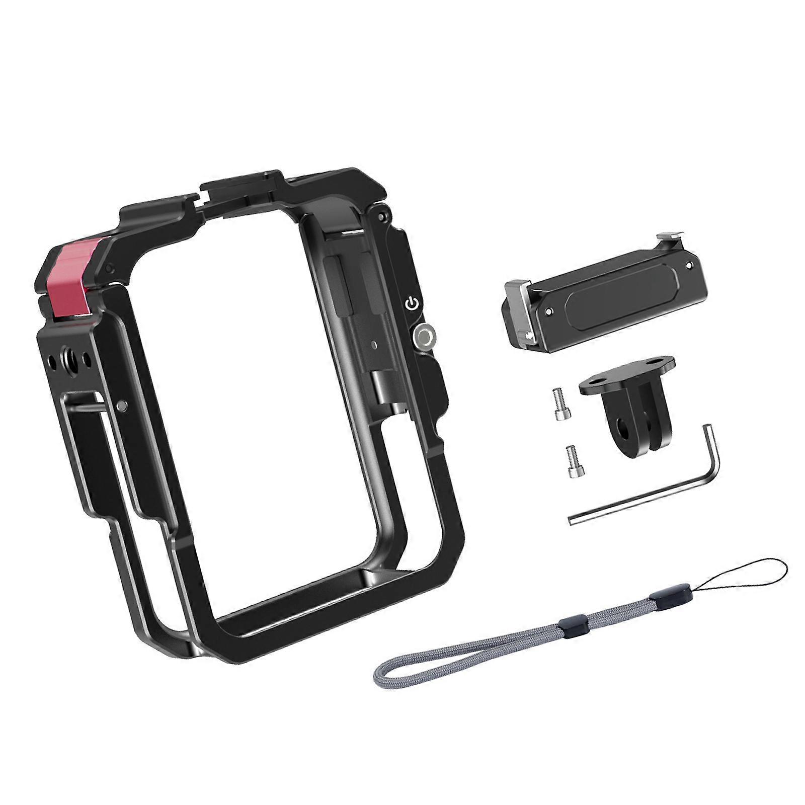 Metal Extension Frame For 360 Action Camera Accessories Multifunction Cage Bracket Quick Release Adapter Base Adapter Multicolor