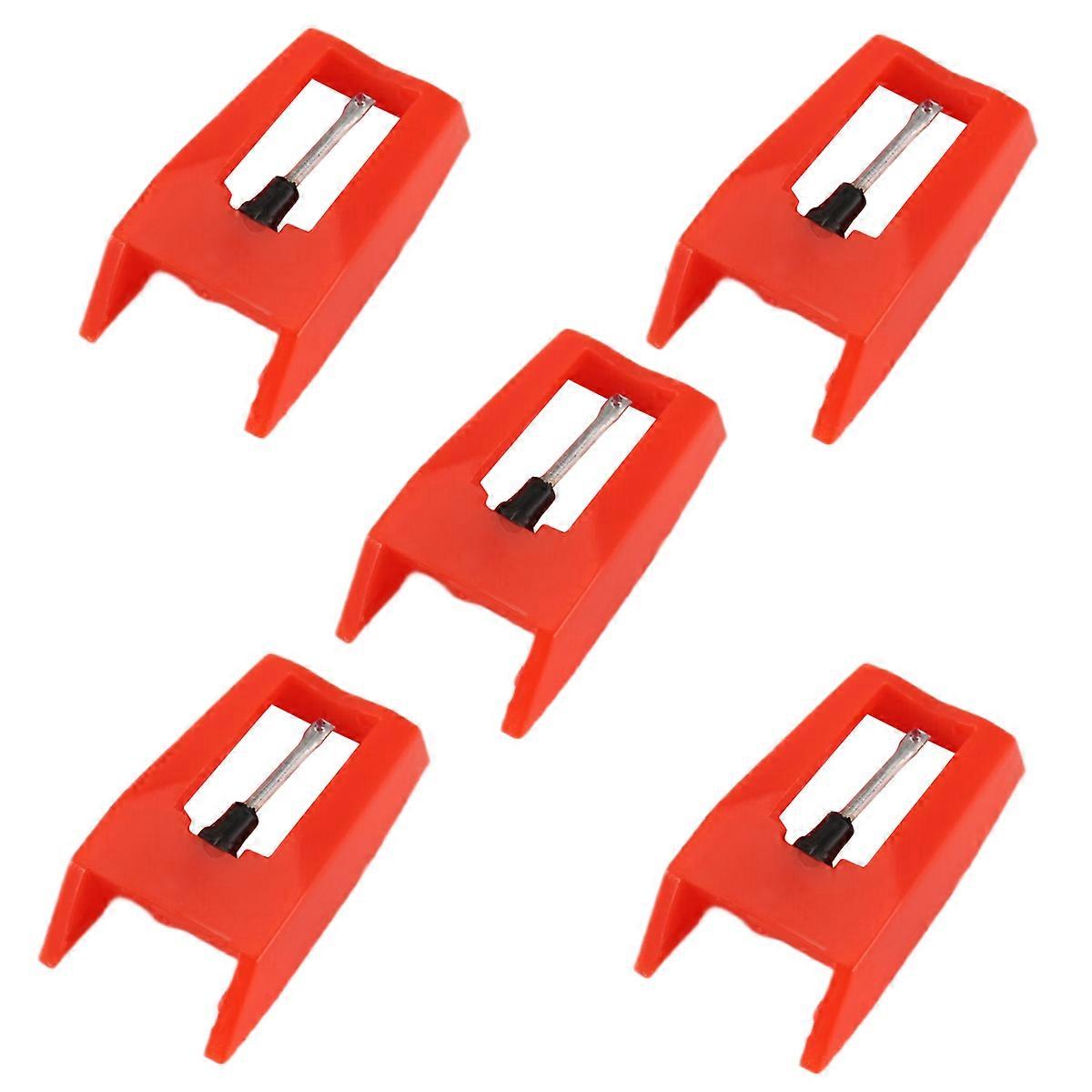 Record Player Needles Replacement, 5 Pack Turntable Replacement Needle for Vinyl Record Player LP Phonograph