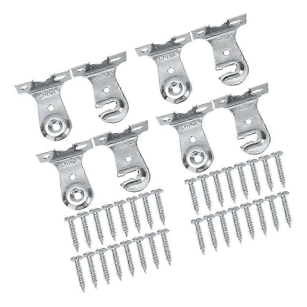 Curtain Install Accessories Metal Roller Shade Bracket 16Sets for Home Use