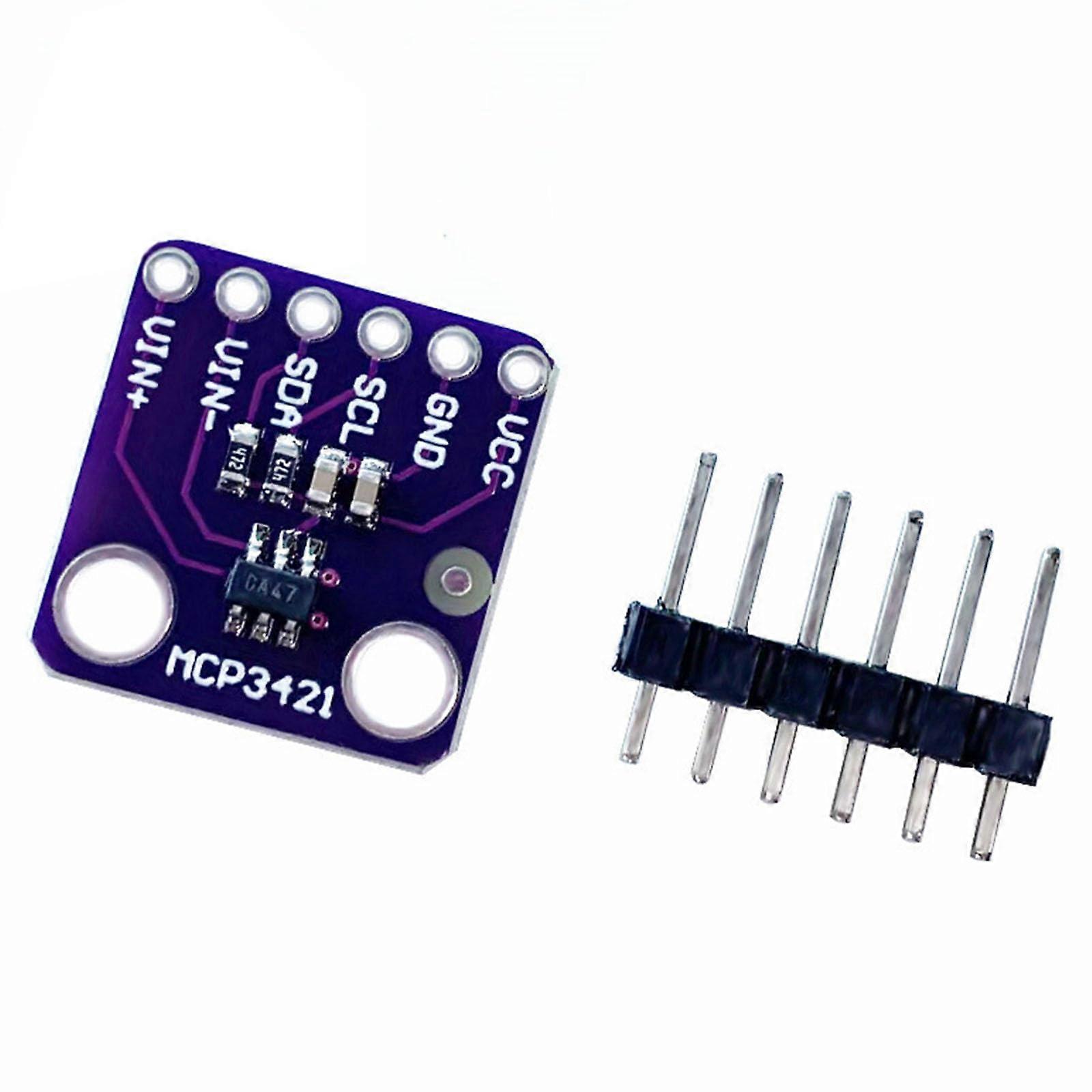 MCP3421 I2C ADC Module 18Bit Precision Resolution Board for Industrial Automation