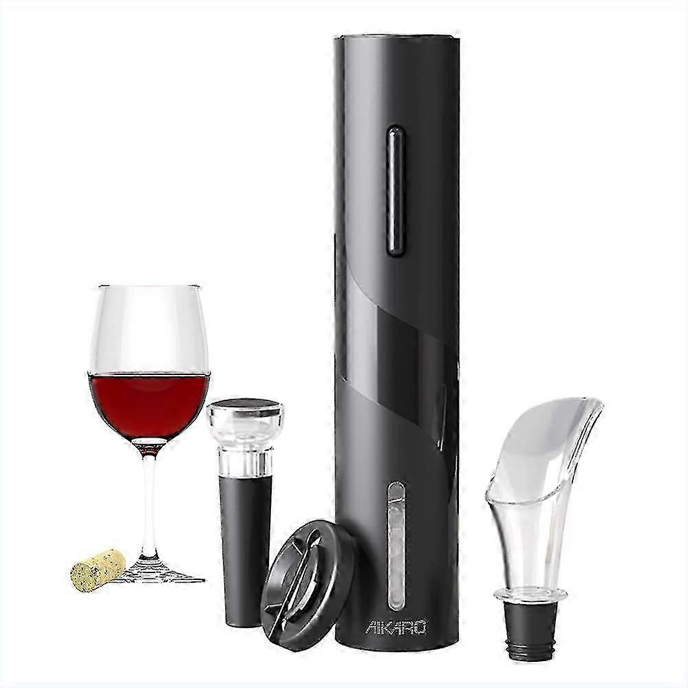 Electric Wine Bottle Opener Automatic Electronic Corkscrew, Battery Operated (Set)