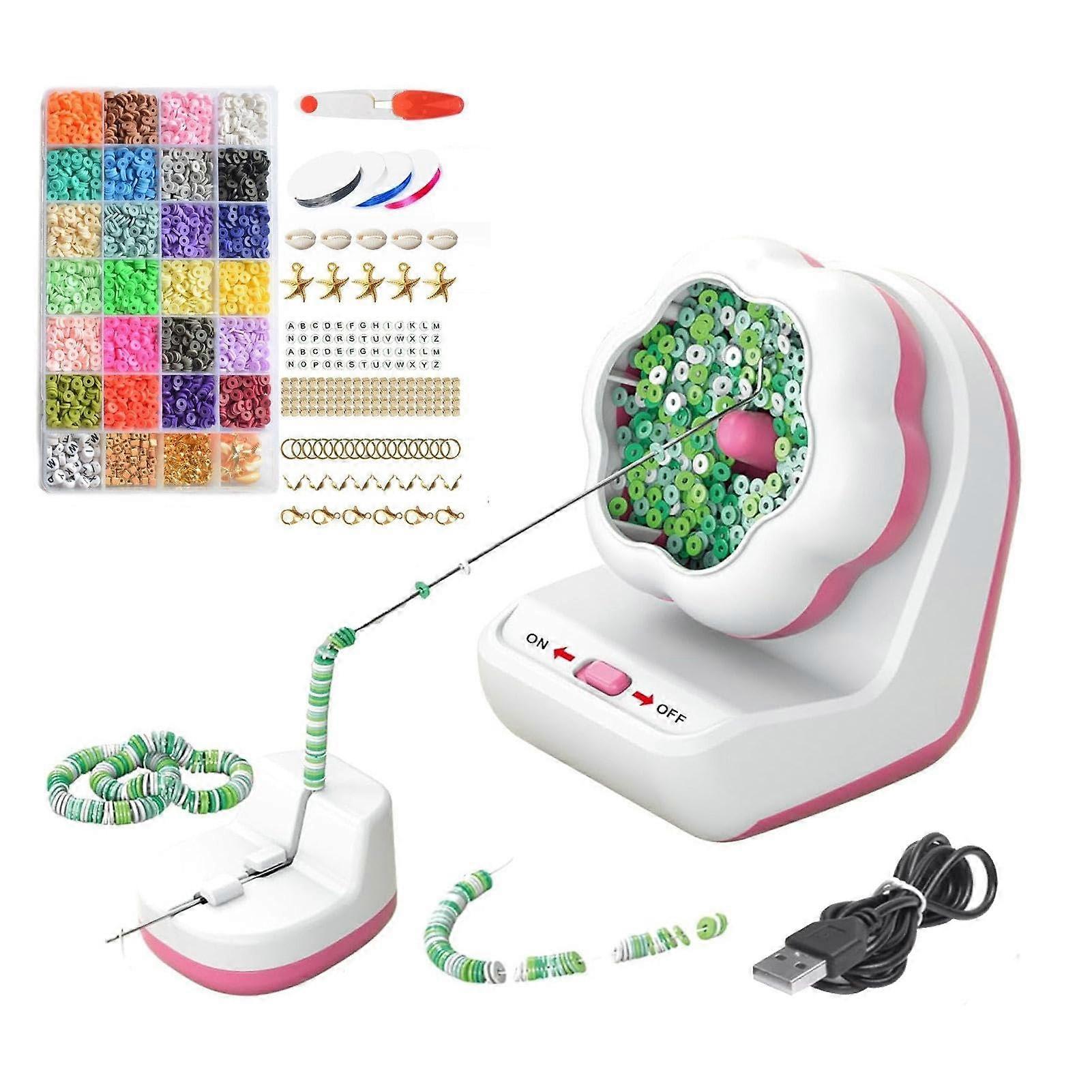 Electric Bead Spinner Kit for Jewelry Making with Easy Loading, MultiBead Compatibility, Durable Design