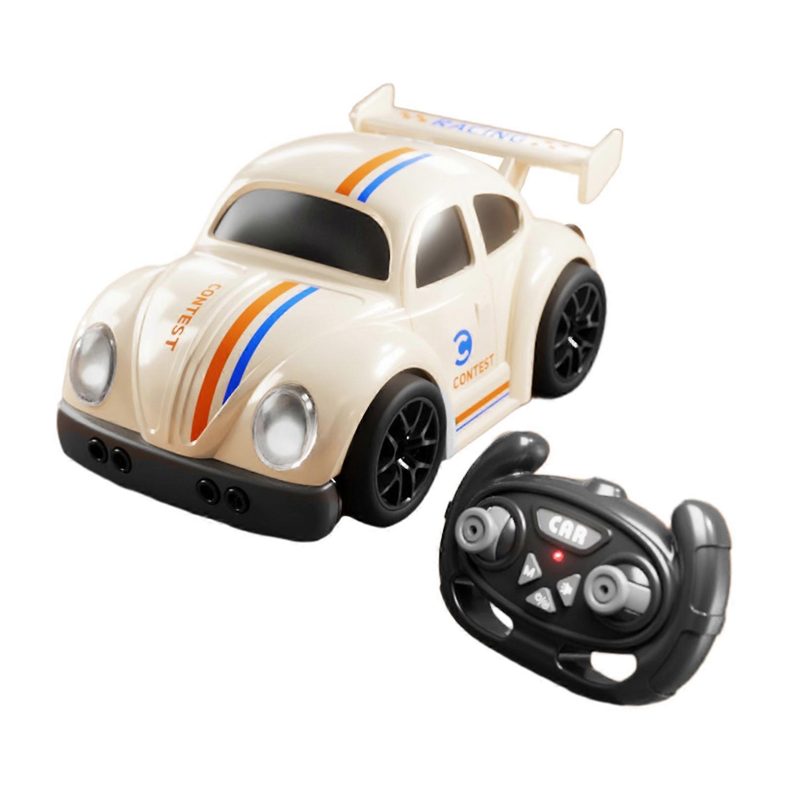 Smart Sensor Beetle RC Car with 3 Modes, Sound & Light for Kids