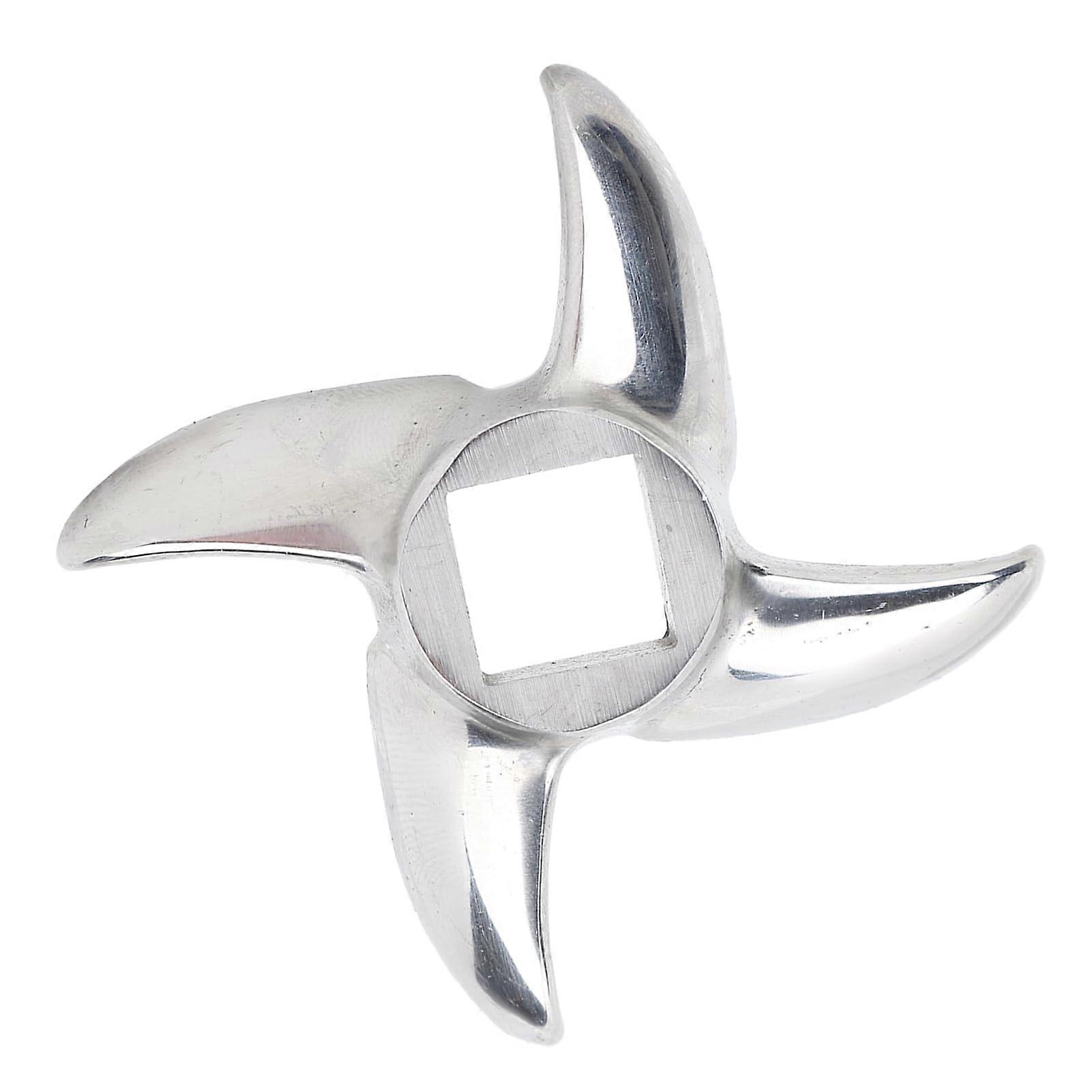 Stainless Steel Meat Grinder Blade Replacement with Precision Cutting Edge and Wide Compatibility