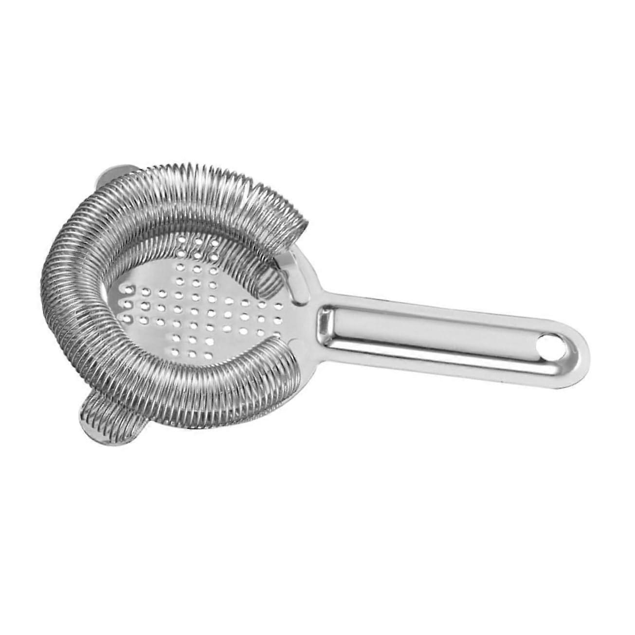 Stainless Steel Cocktail Strainer with Ergonomic Handle and Smooth Surface for Professional Bartending