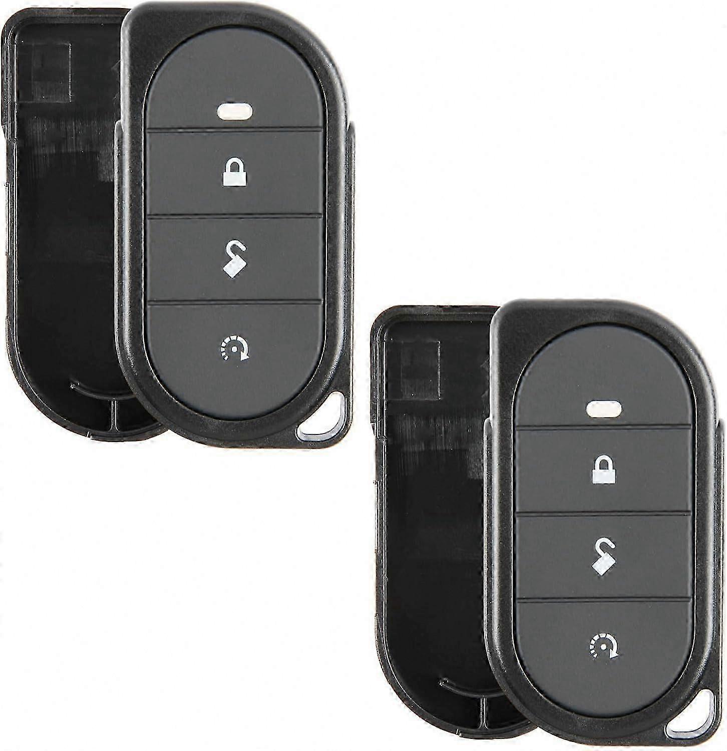 3-Button Keyless Entry Remote Control Car Key Fob Replacement Shell with Lock Unlock Function for Alarm Security Systems