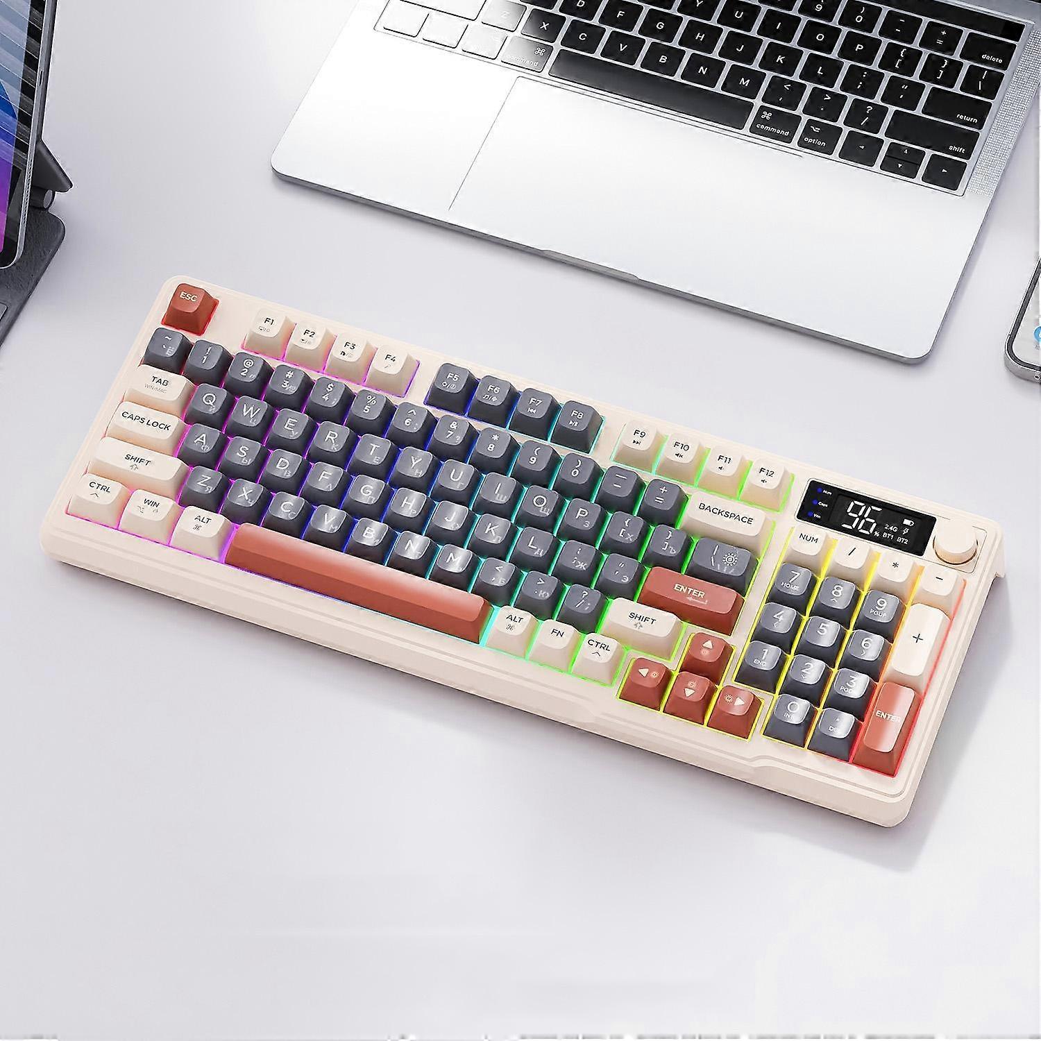 FREE WOLF M96 Wireless Bluetooth Dual-Mode Russian Keyboard