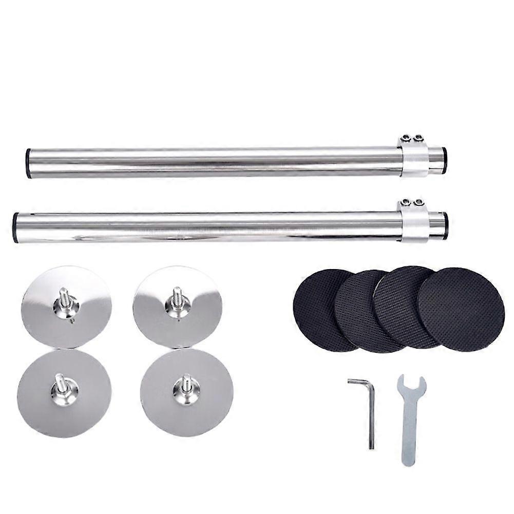 Punch-Free Kitchen Sink Vertical Support Frame Fixed Crossbar Support Rod Adjustable Pool Vegetable Basin Bracket
