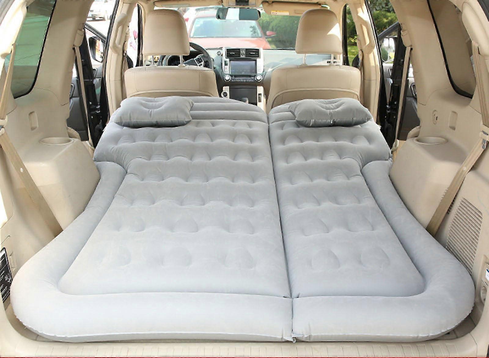 Car Inflatable Mattress for Renault Scenic IV, Thickened DoubleSided Grey Foldable Sleeping Pad