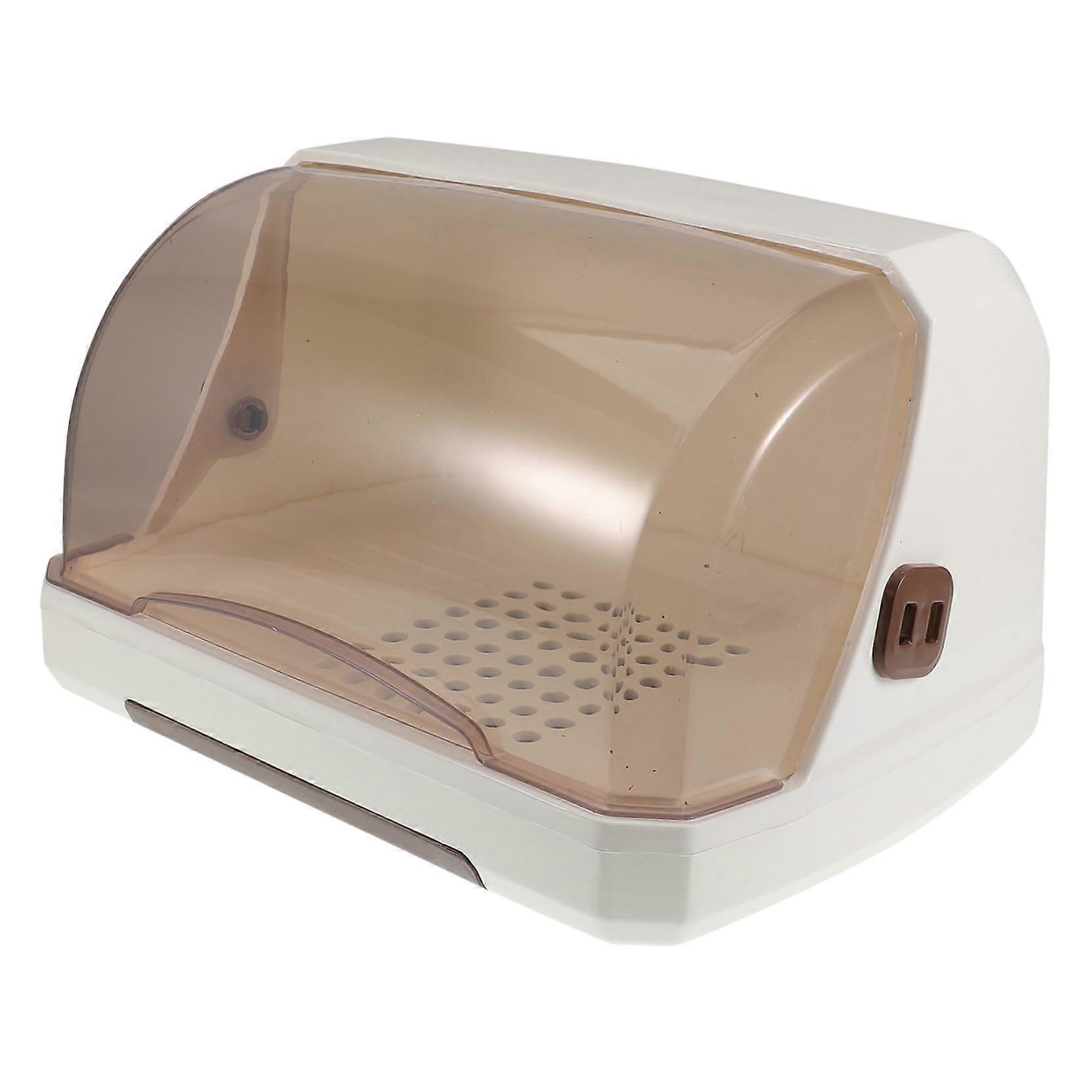 Cup and Bottle Drying Rack with Lid, SpaceSaving Countertop Cup Organizer for Kitchen Storage