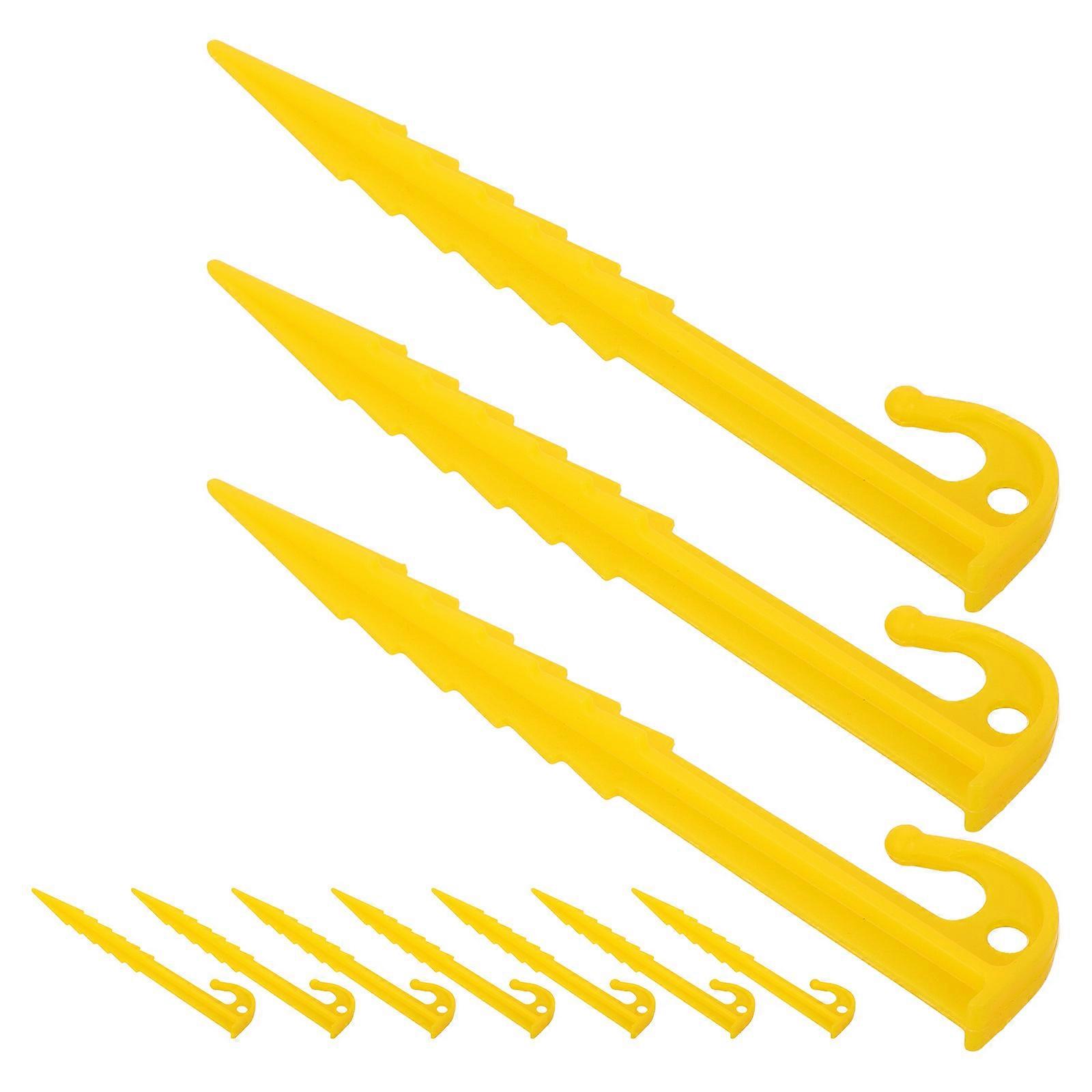 Tent Accessories Plastic Tent Stakes for Ground Securing 10Pcs