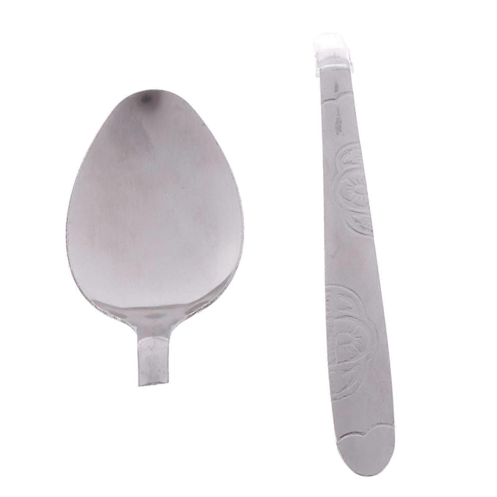 Magic Spoon Bending Trick Set Silver Close Up Magic Props Mind Reading Performance Tool