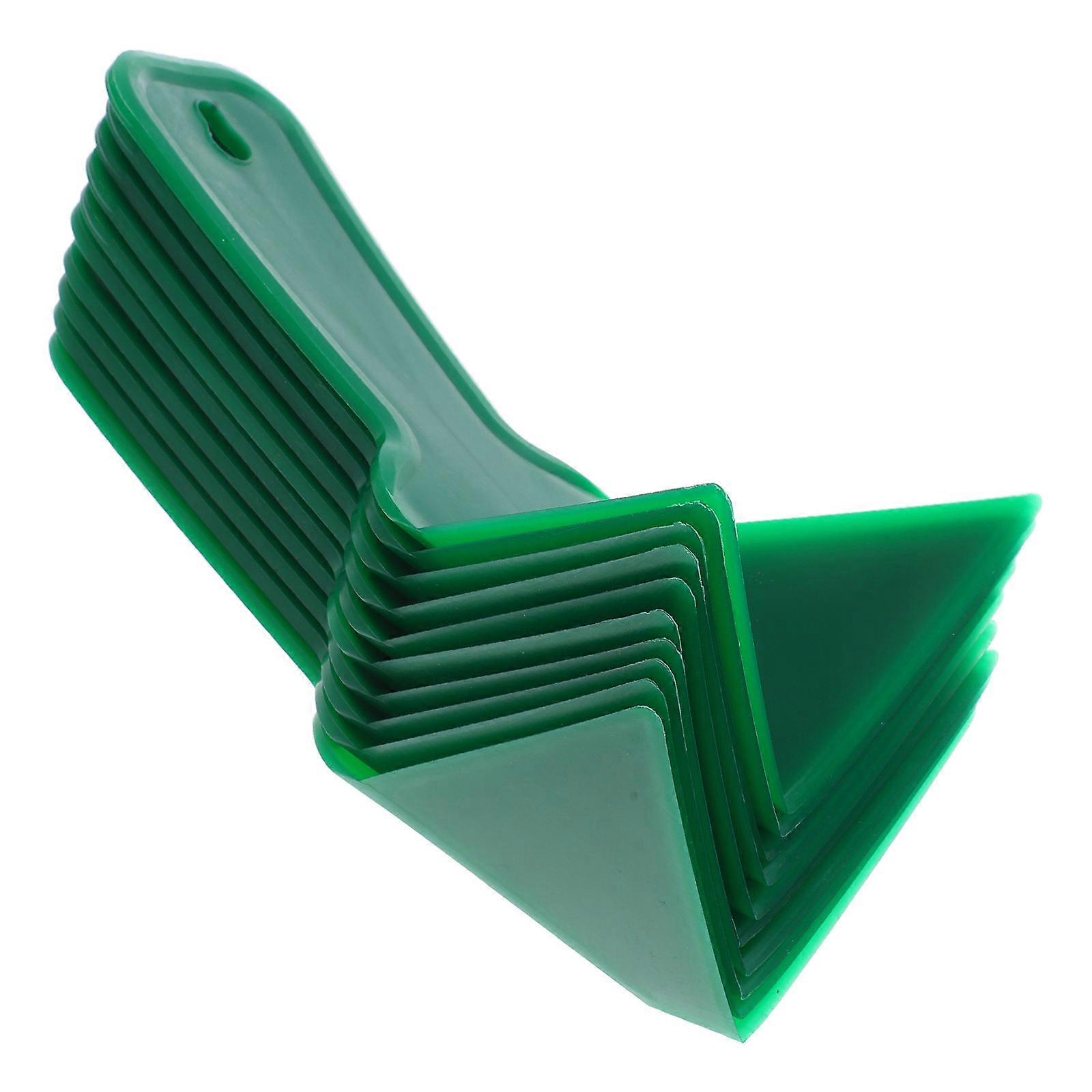 Green Drywall Corner Tool Trowel for Efficient Concrete Shaping 10Pcs Set