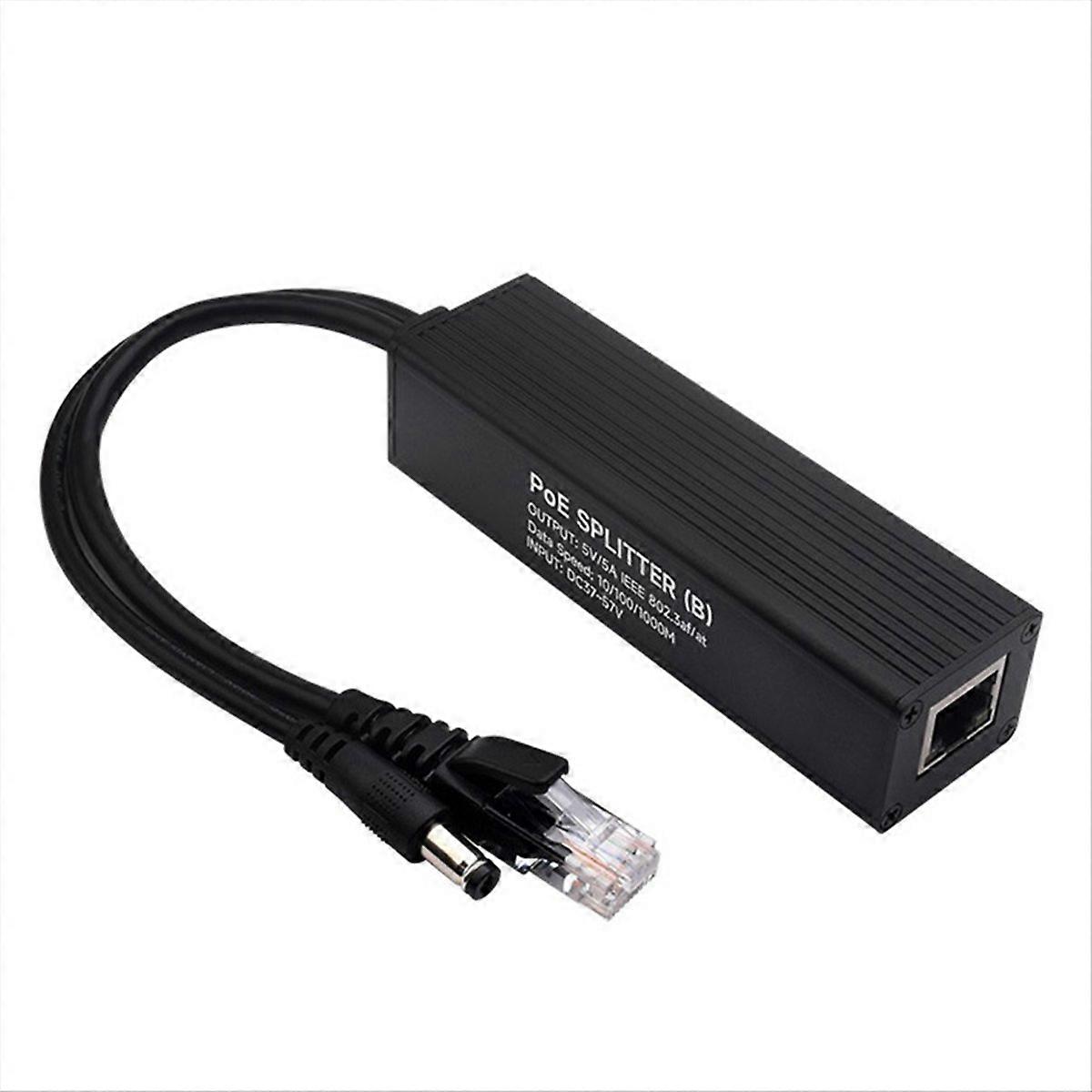  PoE Splitter Industrial Gigabit DC Interface Power Supply