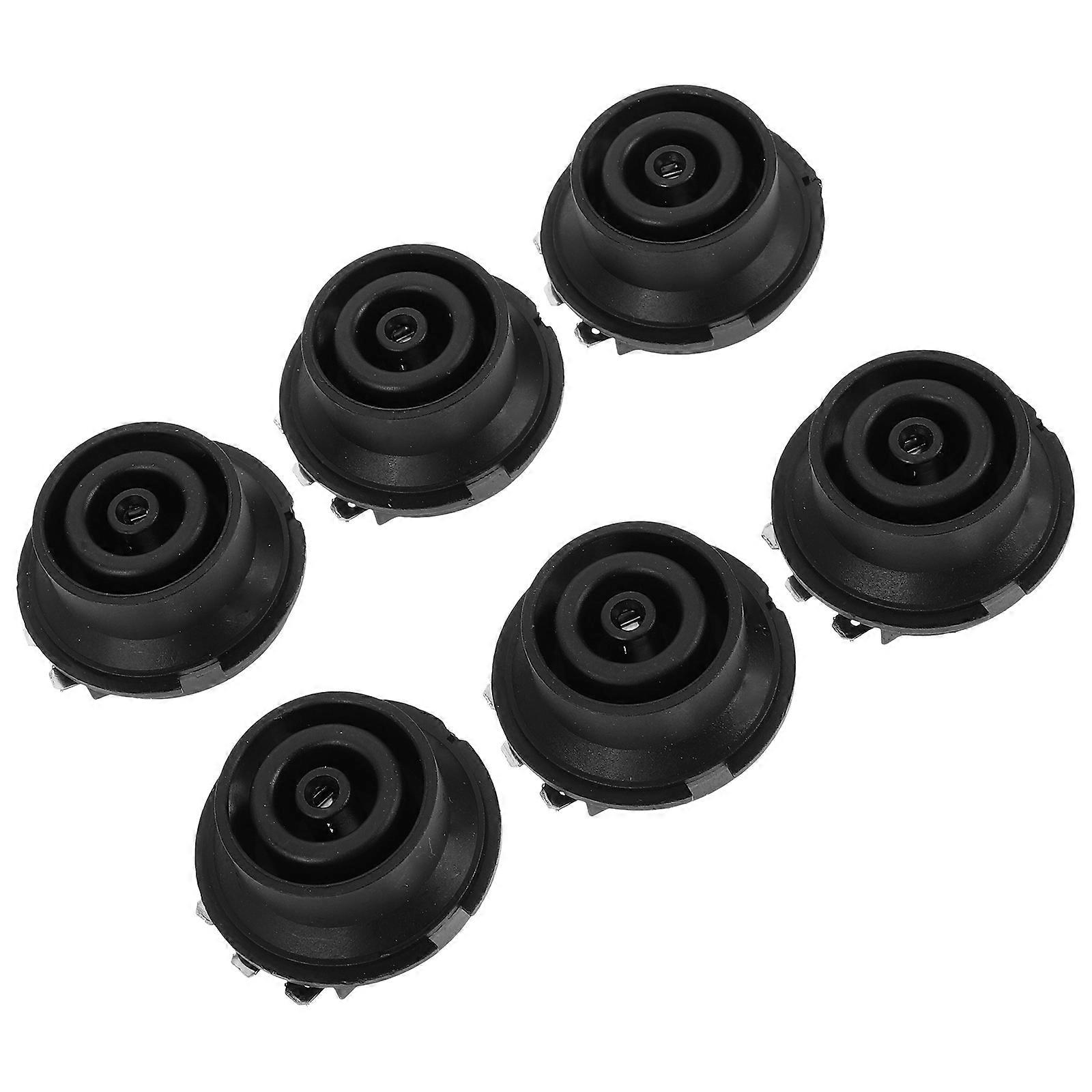 Electric Kettle Temperature Control Coupler Replacement 6Pcs Black Set