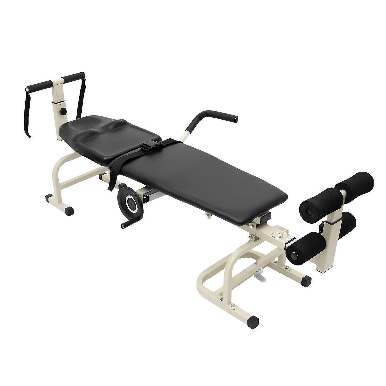 Adjustable Back Stretcher and Inversion Table for Cervical Spine Relief, 4.756.07ft Home Use