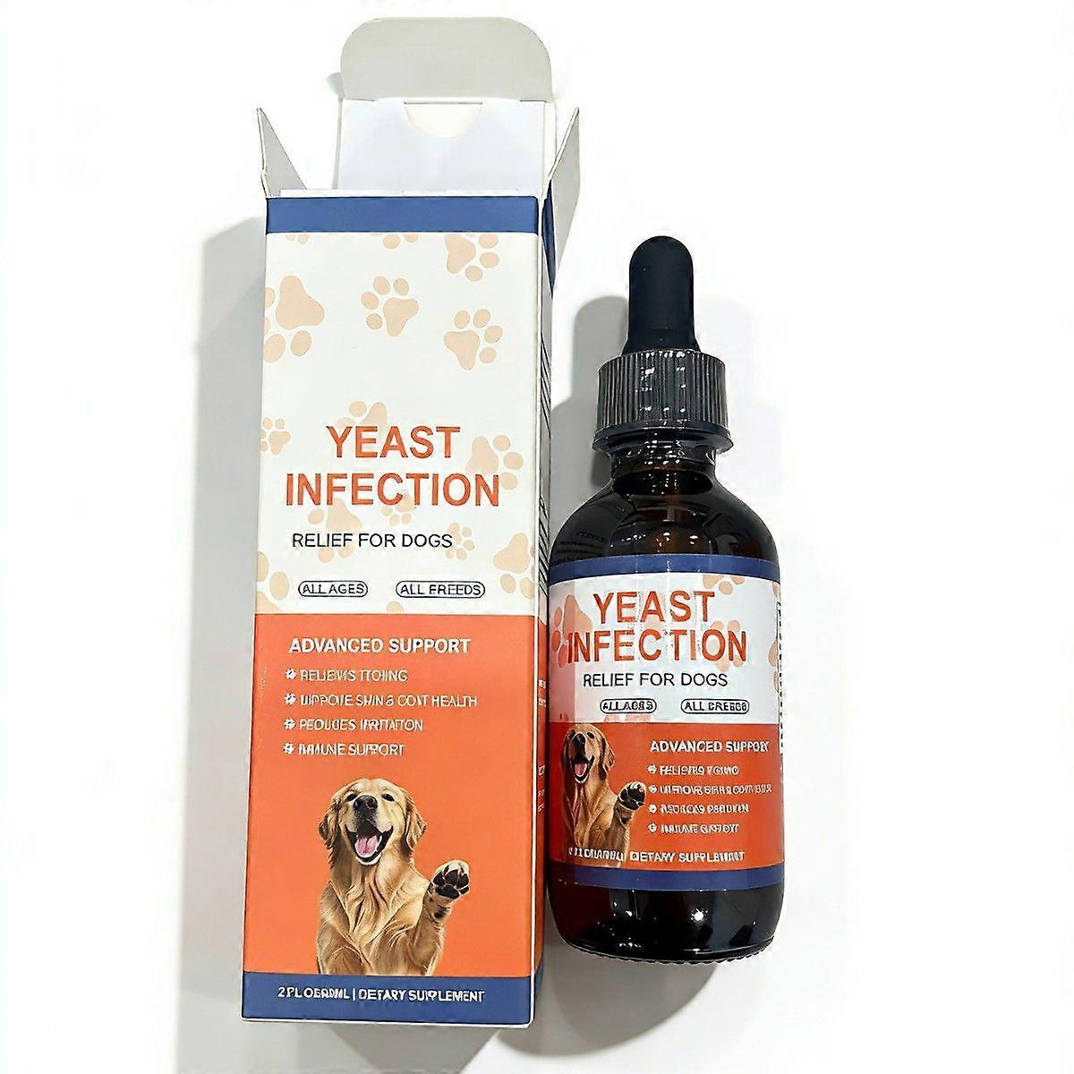 Yeast Infection Relief for Dogs advanced Support- Original flavor 60ml
