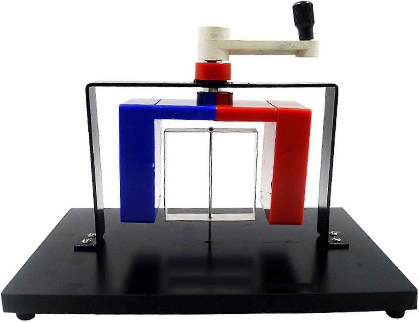 Electromagnetic Induction Demonstrator Rotating Magnetic Field Motor Model for Physics Classroom Experiment