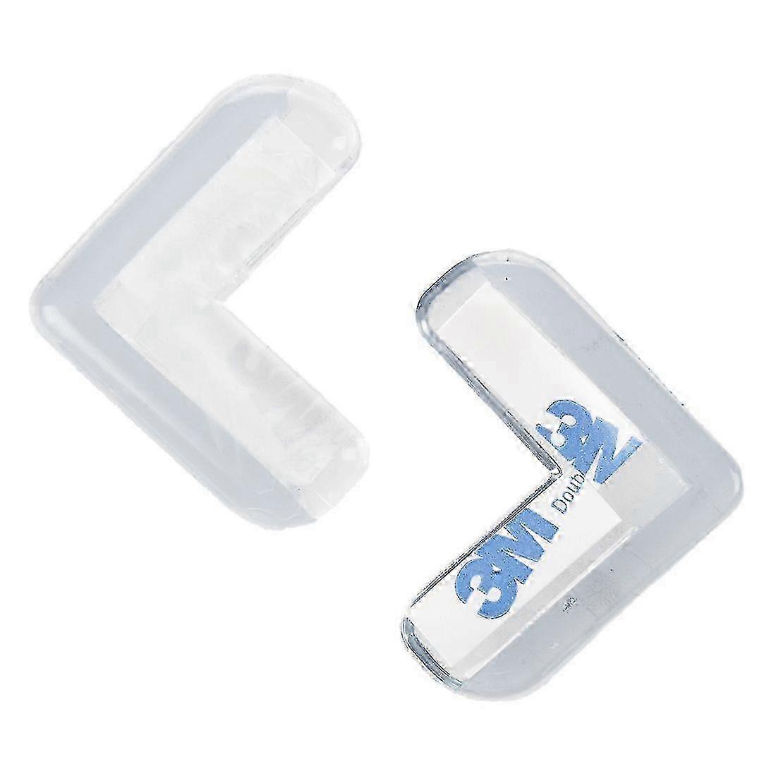 Soft Silicone Shelves Desk Cupboard Corner Protector 2 Pcs