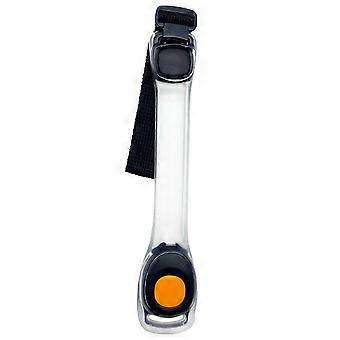 2 st LED-säkerhetsarmband med flerfärgad belysning, reflekterande rem för löpning, cykling och utomhusbruk
